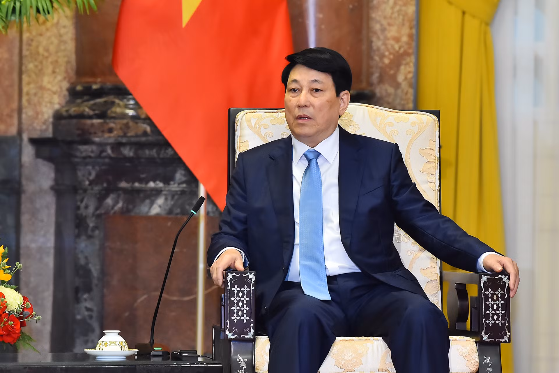 [Ảnh] Chủ tịch nước Lương Cường tiếp Thủ tướng Vương quốc Tây Ban Nha Pedro Sanchez ảnh 3