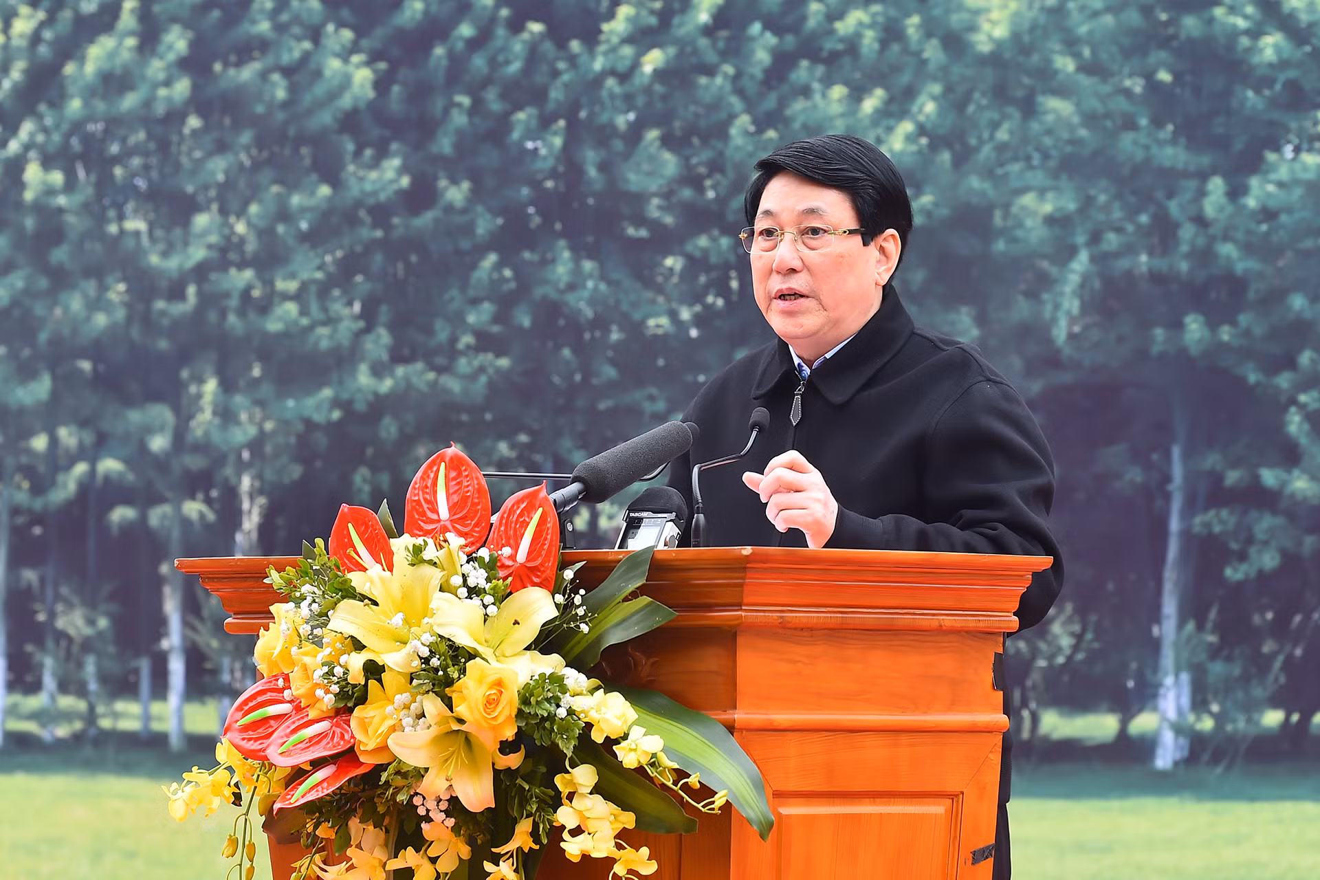 Chủ tịch nước Lương Cường phát biểu tại lễ phát động.