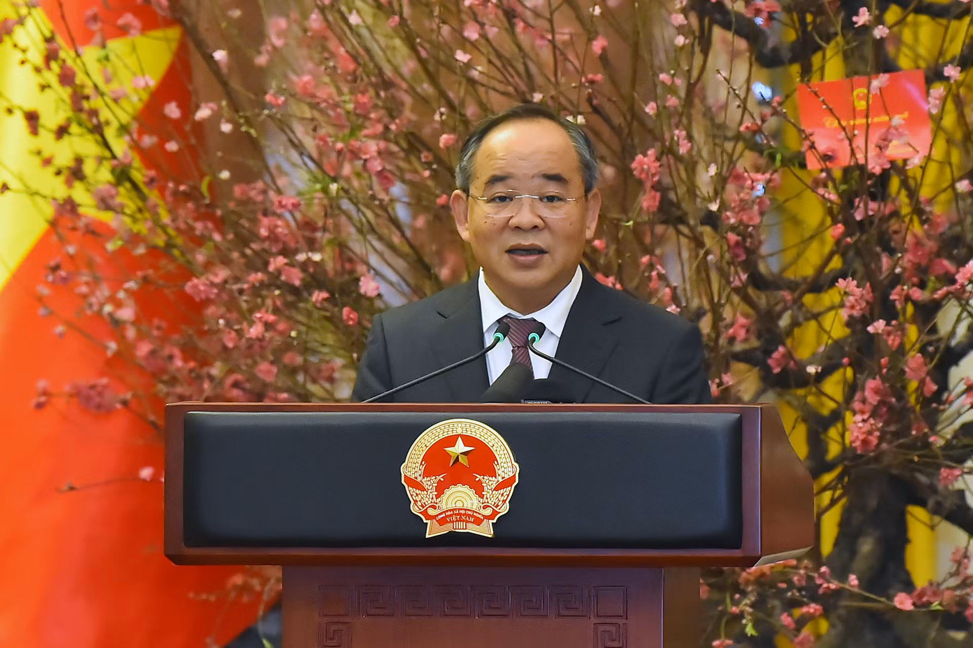 Chủ nhiệm Văn phòng Chủ tịch nước Lê Khánh Hải phát biểu. Chủ nhiệm Văn phòng Chủ tịch nước Lê Khánh Hải phát biểu.