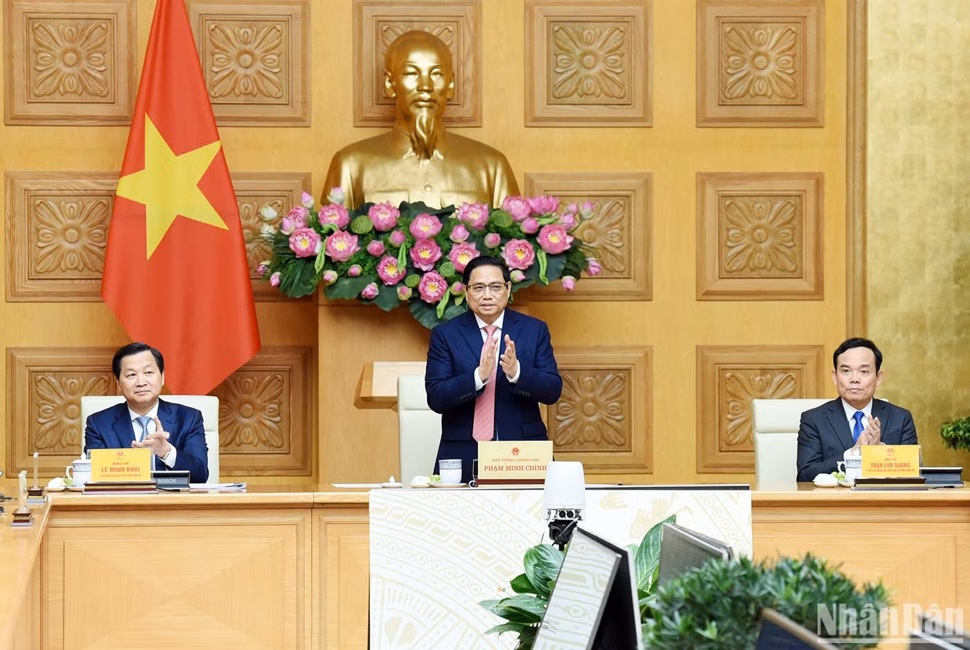 Thủ tướng Phạm Minh Chính tiếp đoàn Trưởng cơ quan đại diện của Việt Nam ở nước ngoài.