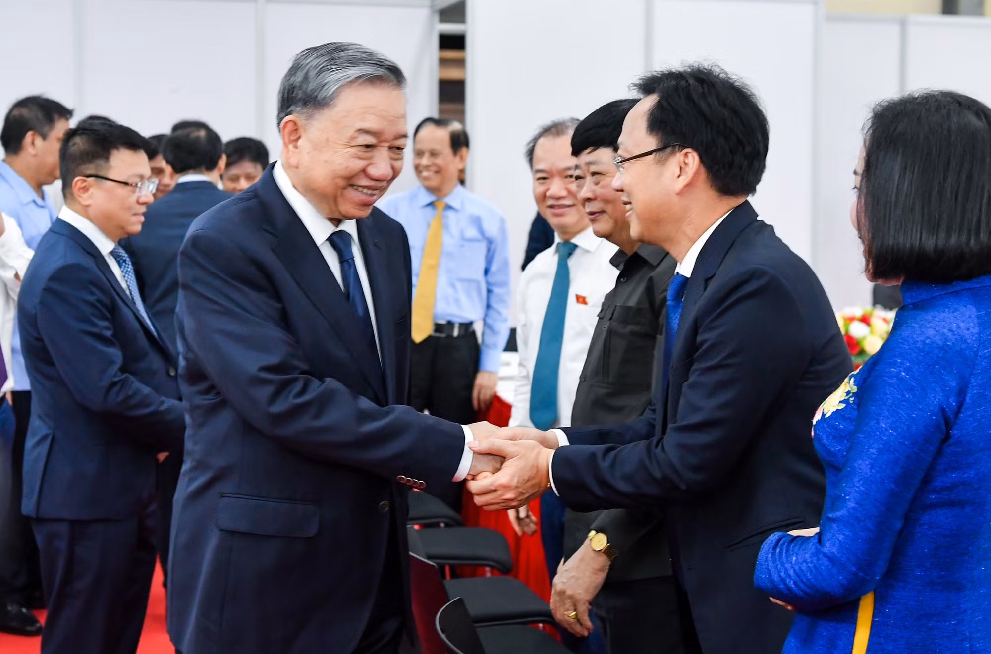 Chủ tịch nước Tô Lâm tham dự Lễ trao Giải Báo chí quốc gia lần thứ XVIII - năm 2023.