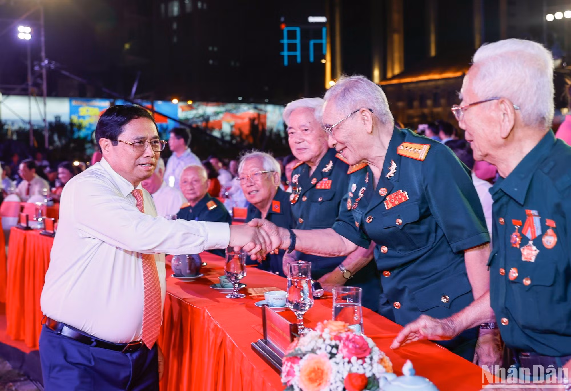 Thủ tướng Chính phủ Phạm Minh Chính tham dự chương trình từ điểm cầu TP Hồ Chí Minh.