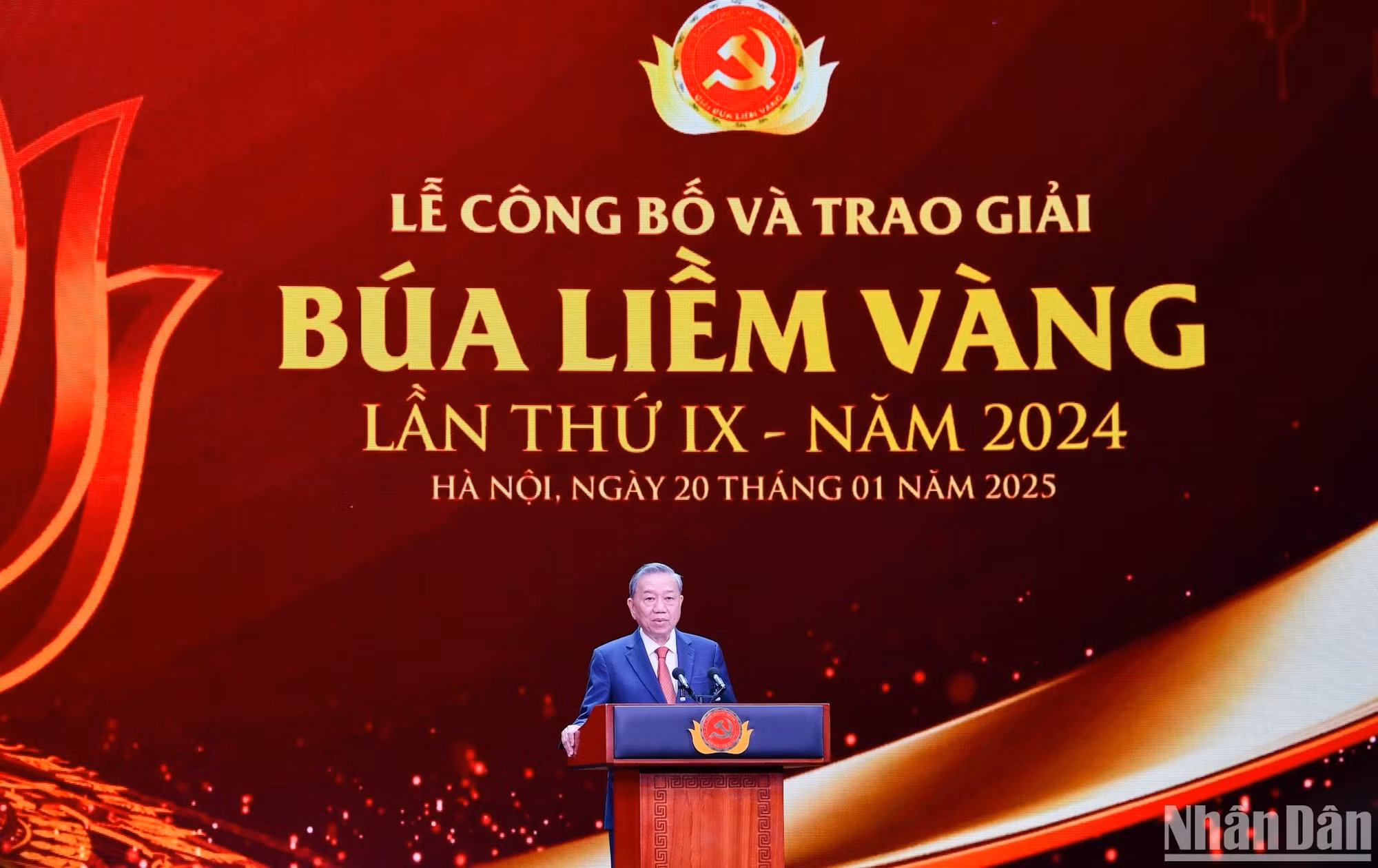 Tổng Bí thư Tô Lâm cho biết, thời gian qua, báo chí đã làm rất tốt công tác tuyên truyền, phổ biến sâu rộng các chủ trương, định hướng lớn của Đảng về “Kỷ nguyên mới”, về cuộc cách mạng tinh gọn bộ máy của hệ thống chính trị. (Ảnh: THÀNH ĐẠT)