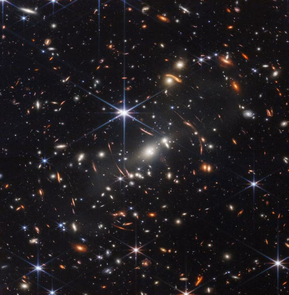 Hình ảnh cụm thiên hà SMACS 0723 do kính James Webb chụp. (Ảnh: NASA, ESA, CSA, STScI/Reuters)