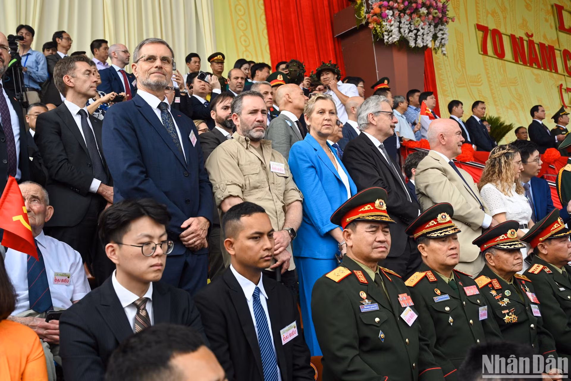 Các đại biểu quốc tế tham dự Lễ kỷ niệm.