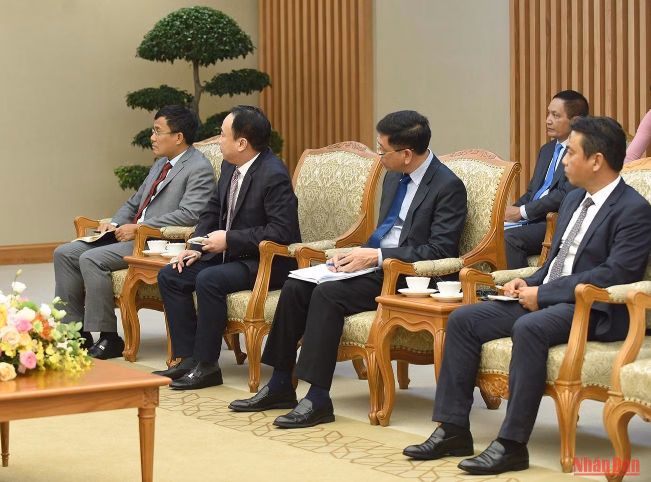 Đại diện lãnh đạo các bộ, ban, ngành của Việt Nam tham dự buổi tiếp. Đại diện lãnh đạo các bộ, ban, ngành của Việt Nam tham dự buổi tiếp.