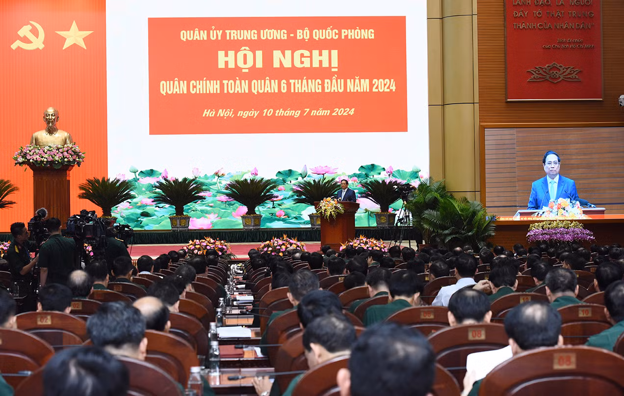 Hội nghị Quân chính toàn quân 6 tháng đầu năm 2024.