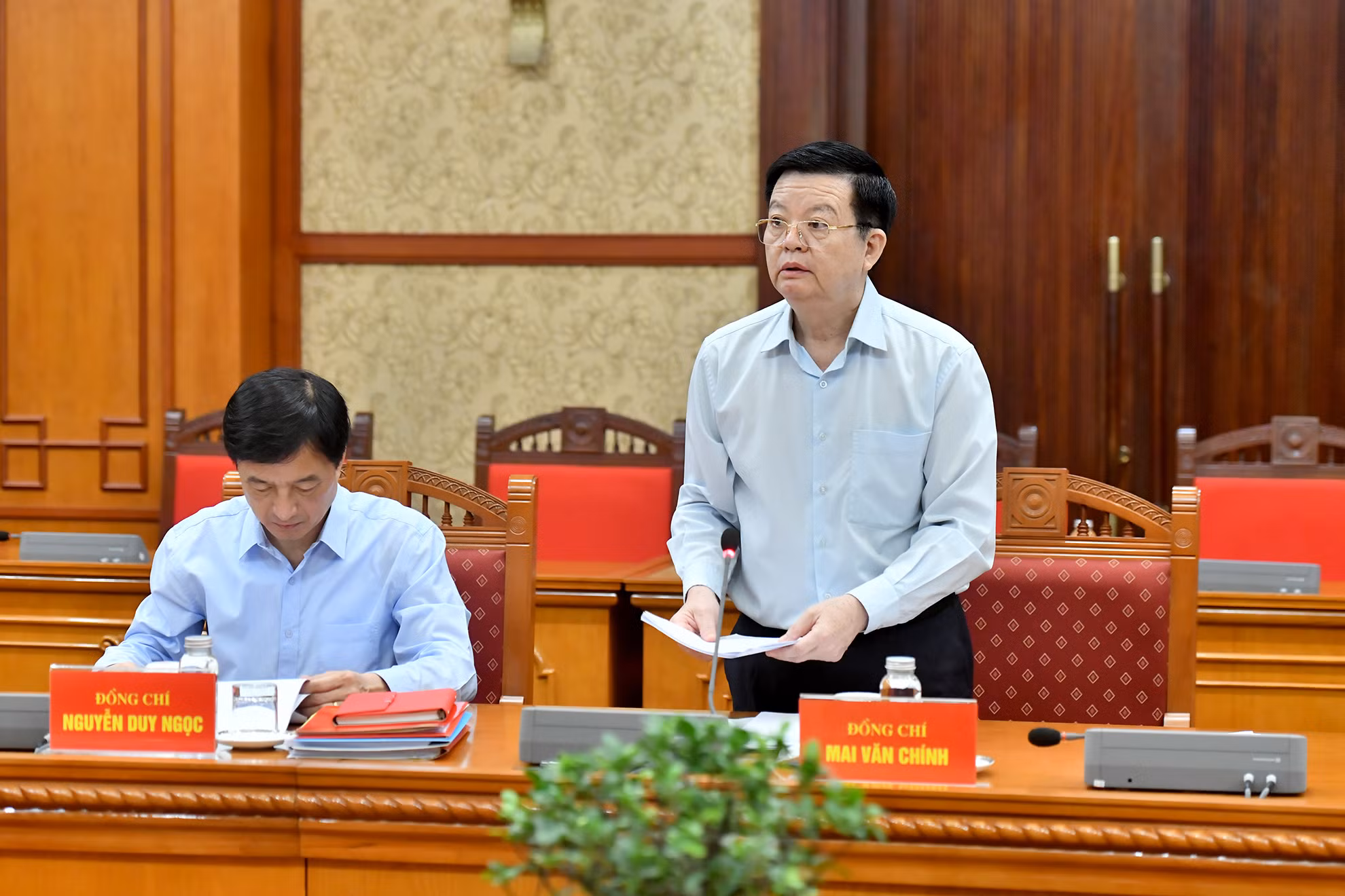 [Ảnh] Tổng Bí thư, Chủ tịch nước Tô Lâm chủ trì họp Tiểu ban Nhân sự Đại hội XIV của Đảng ảnh 8