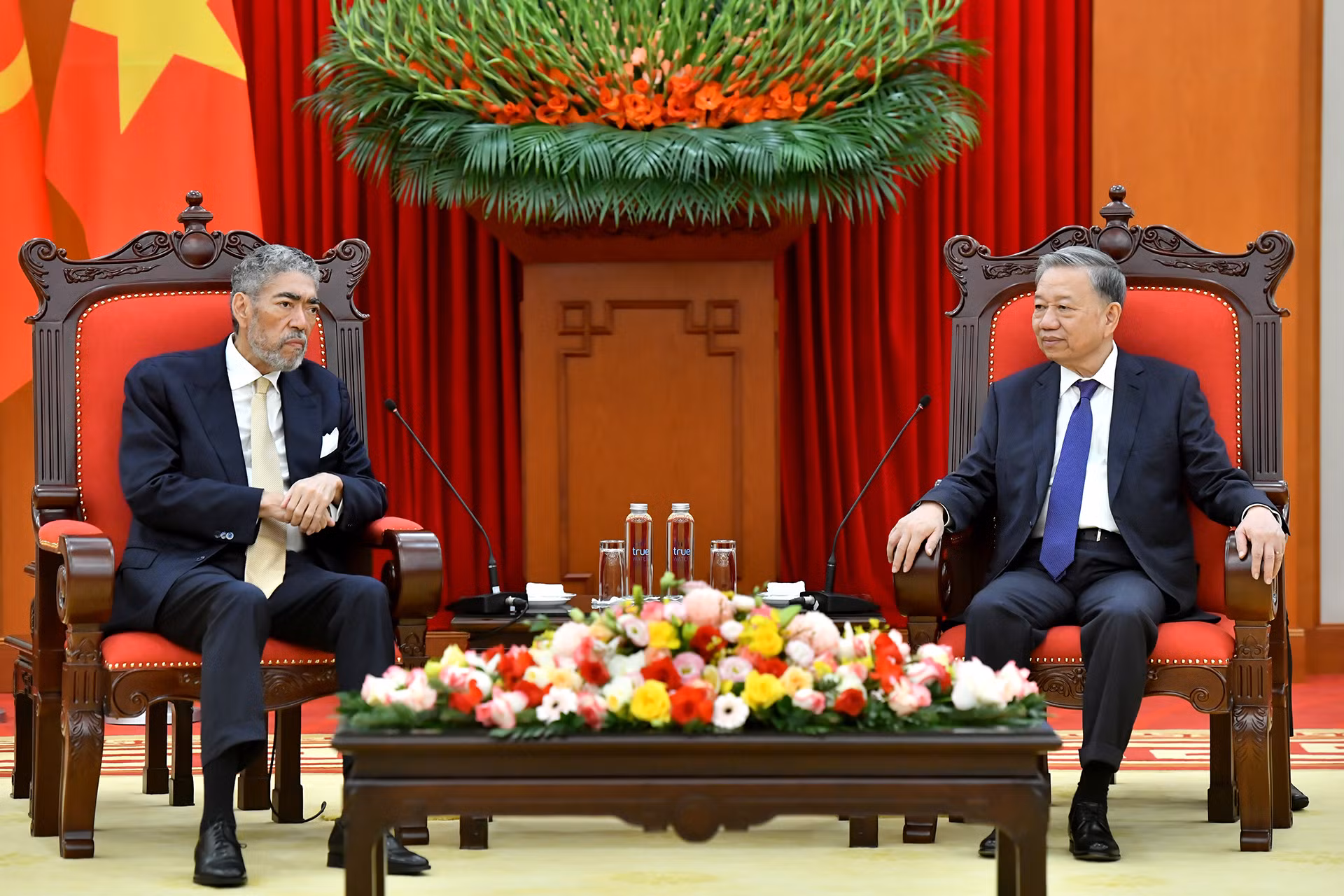 Tổng Bí thư Tô Lâm tiếp đồng chí Miguel Mejía, Tổng Bí thư Đảng Phong trào Cánh tả Thống nhất (MIU), Bộ trưởng Chính sách Hội nhập khu vực Cộng hòa Dominica.