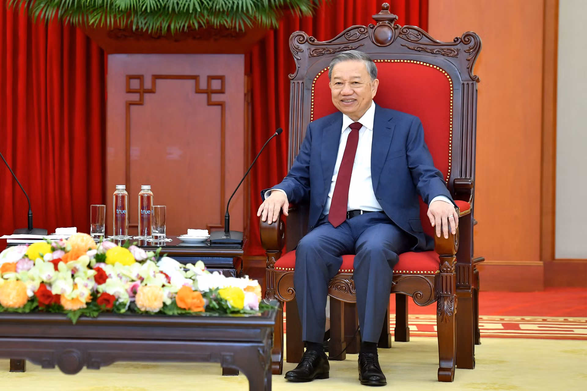 Tổng Bí thư Tô Lâm phát biểu tại buổi tiếp. Tổng Bí thư Tô Lâm phát biểu tại buổi tiếp.