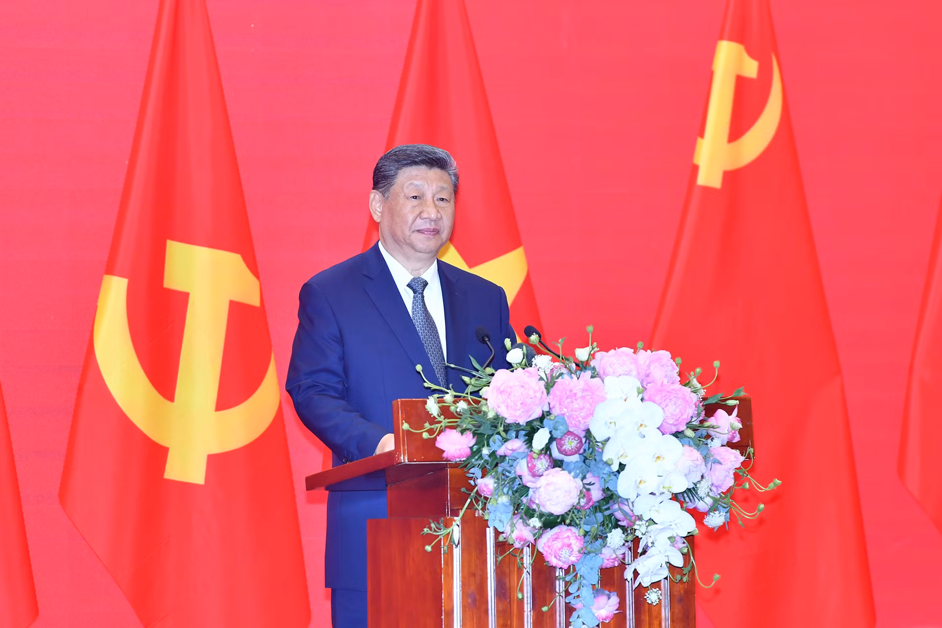 Tổng Bí thư, Chủ tịch Trung Quốc Tập Cận Bình phát biểu tại Gặp gỡ hữu nghị nhân dân Việt Nam-Trung Quốc.