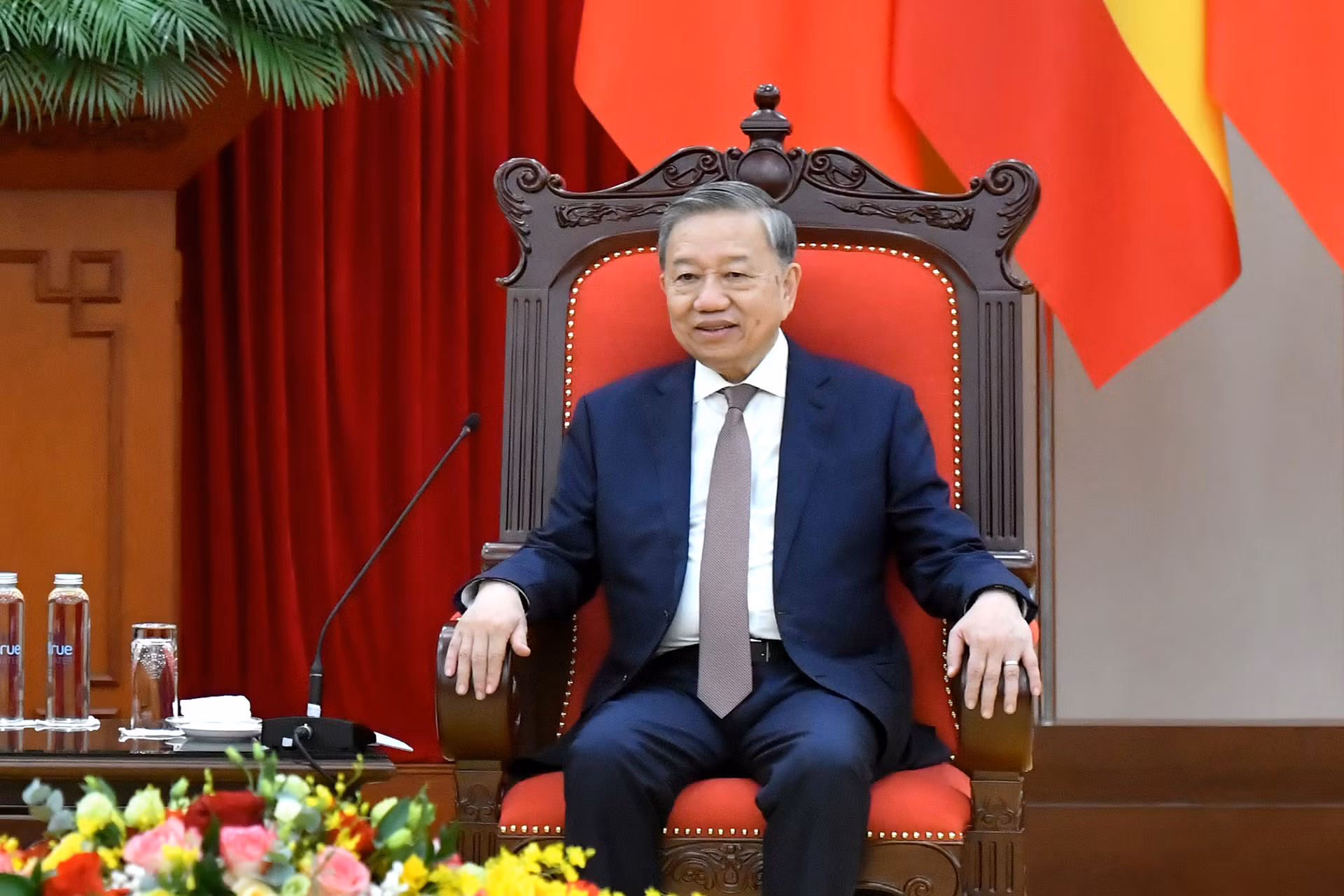 Tổng Bí thư Tô Lâm phát biểu tại buổi tiếp. Tổng Bí thư Tô Lâm phát biểu tại buổi tiếp.