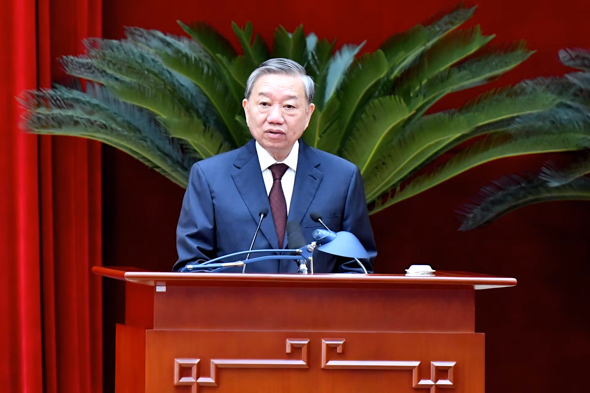 Tổng Bí thư Tô Lâm phát biểu khai mạc Hội nghị. Tổng Bí thư Tô Lâm phát biểu khai mạc Hội nghị.