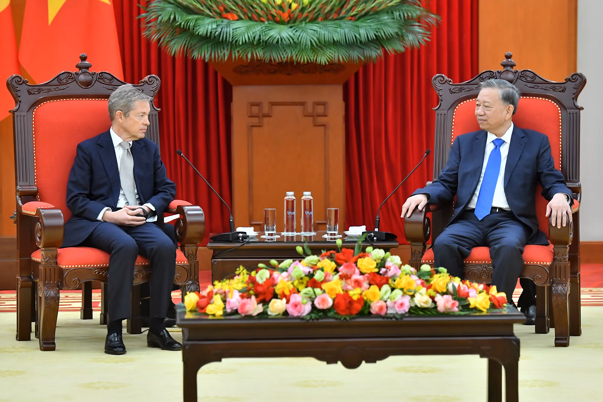 Tổng Bí thư Tô Lâm tiếp ông Nicholas Berggruen, Nhà sáng lập, Chủ tịch Công ty đầu tư Berggruen Holdings và Viện Berggruen.