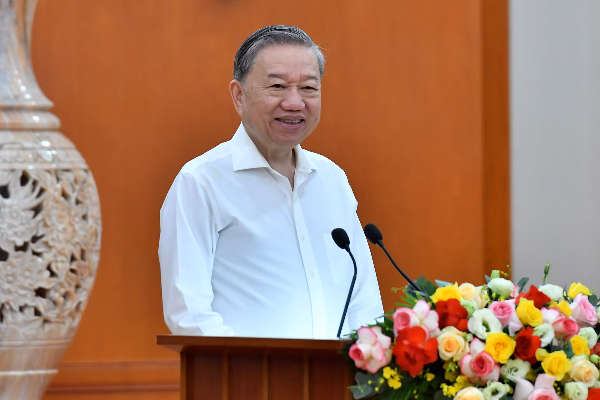 Tổng Bí thư Tô Lâm phát biểu khai mạc Phiên họp thứ ba của Tiểu ban Văn kiện Đại hội XIV của Đảng.