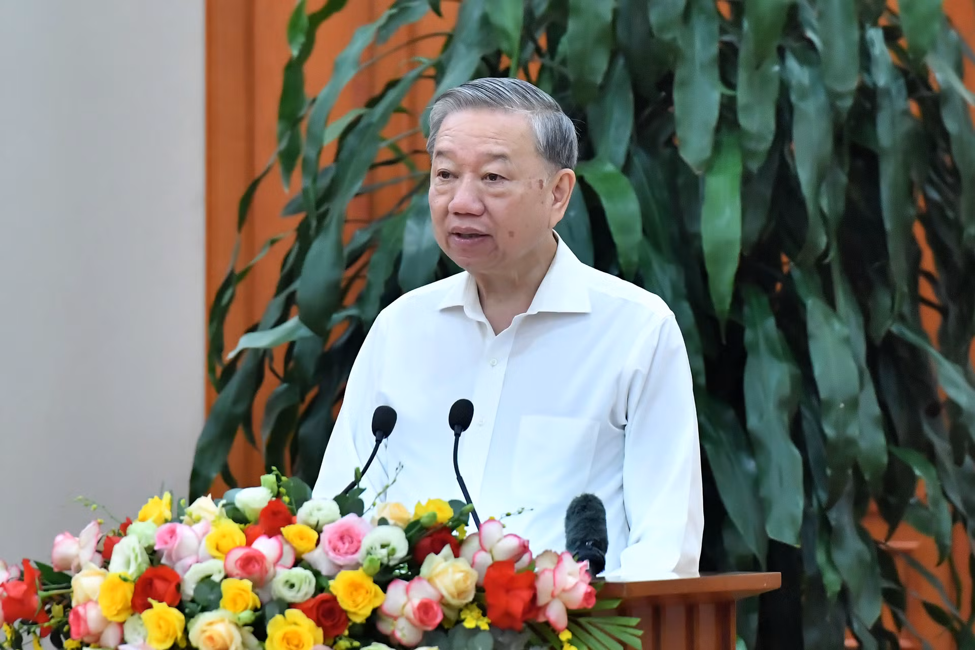 Tổng Bí thư Tô Lâm phát biểu khai mạc Phiên họp thứ ba của Tiểu ban Văn kiện Đại hội XIV của Đảng.