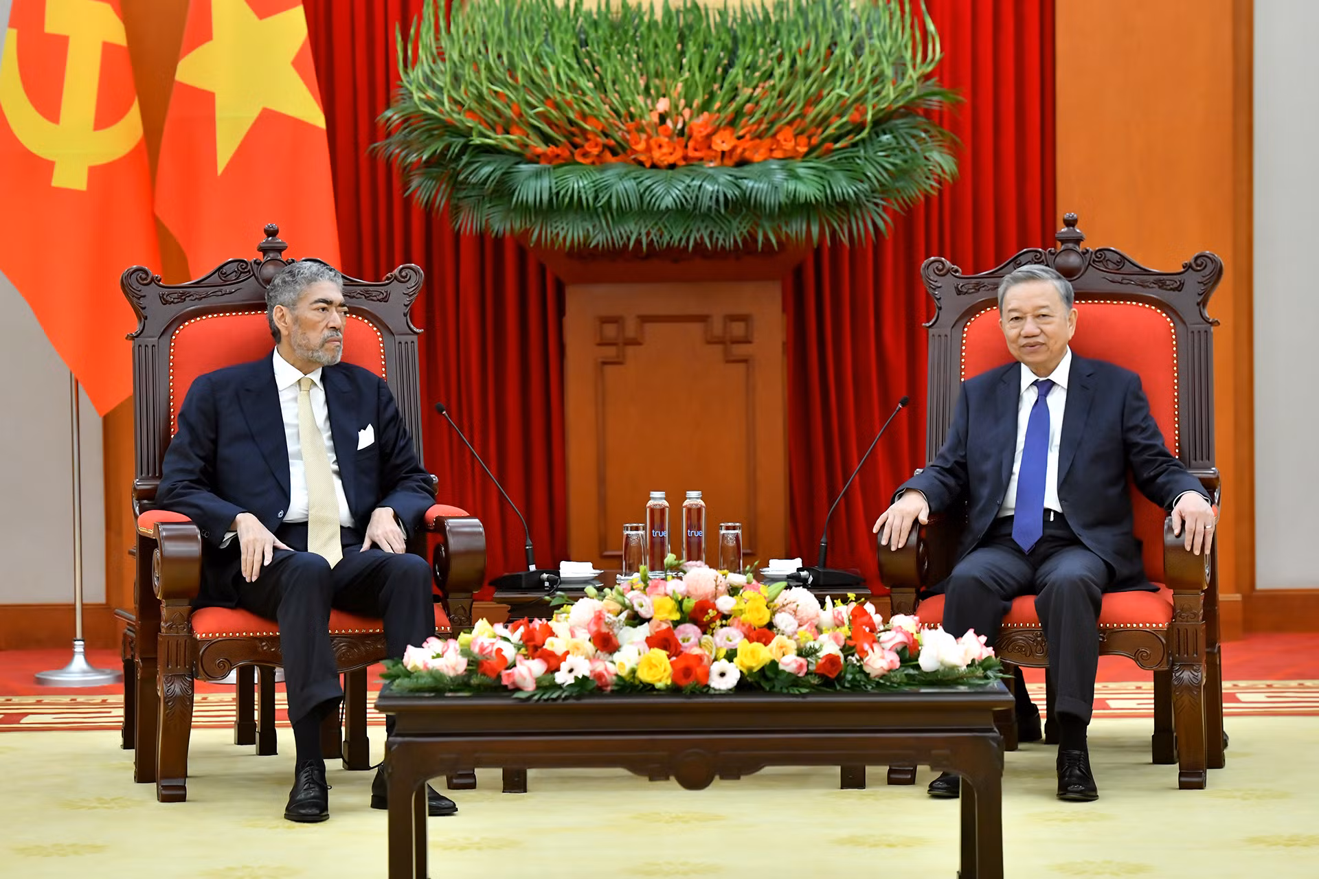 Tổng Bí thư Tô Lâm tiếp đồng chí Miguel Mejía, Tổng Bí thư Đảng Phong trào Cánh tả Thống nhất (MIU), Bộ trưởng Chính sách Hội nhập khu vực Cộng hòa Dominica.