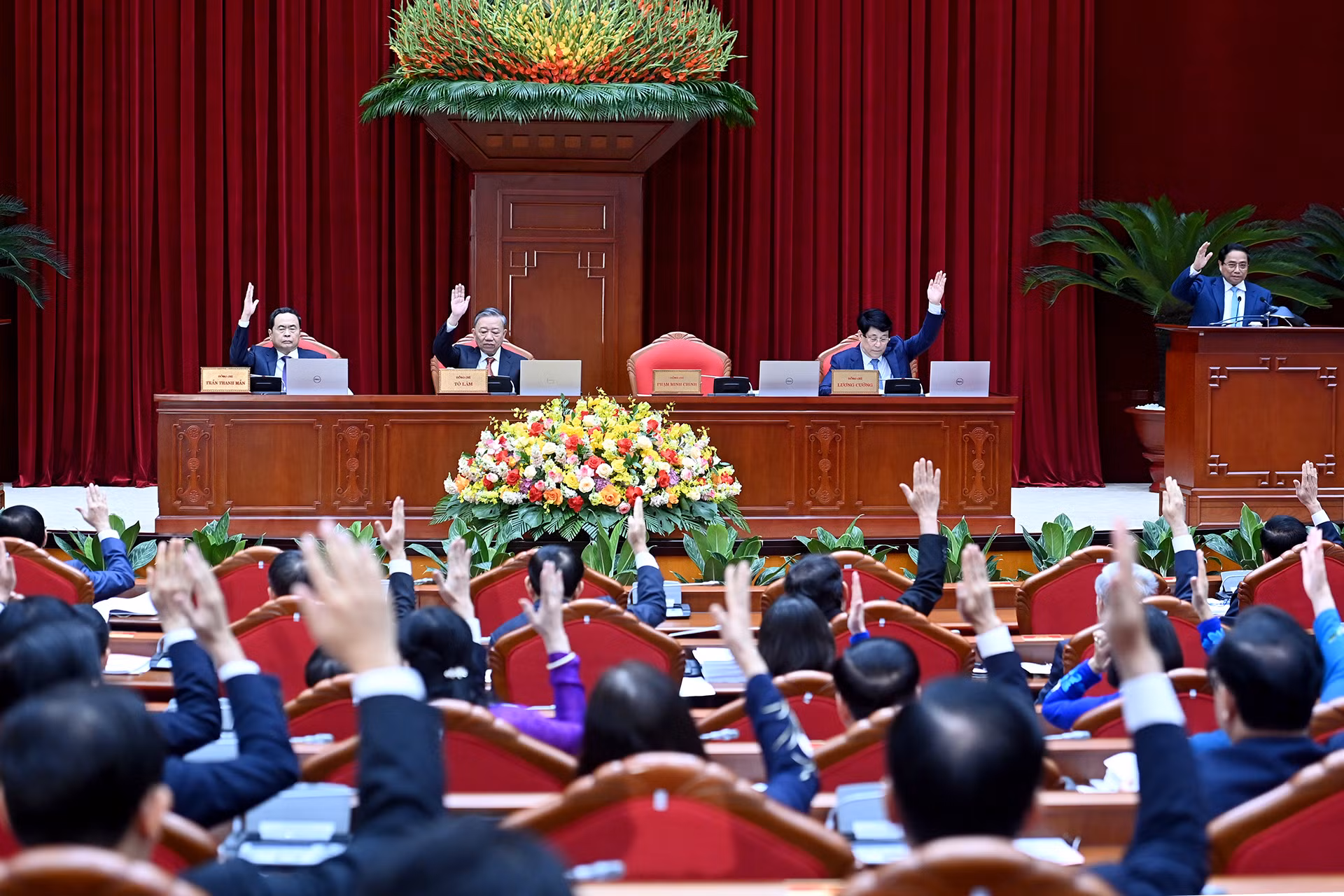 [Ảnh] Khai mạc Hội nghị lần thứ 10 Ban Chấp hành Trung ương Đảng Cộng sản Việt Nam khóa XIII ảnh 5