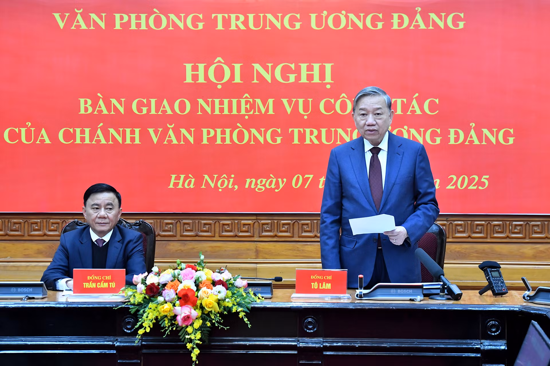 Tổng Bí thư Tô Lâm phát biểu chỉ đạo hội nghị.