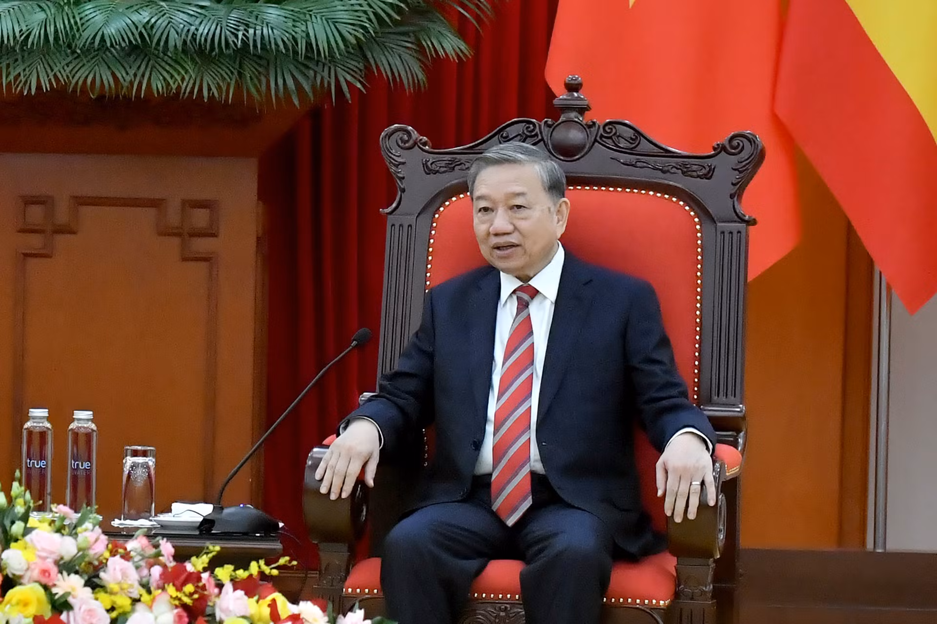 [Ảnh] Tổng Bí thư Tô Lâm tiếp Thủ tướng Tây Ban Nha Pedro Sanchez ảnh 2