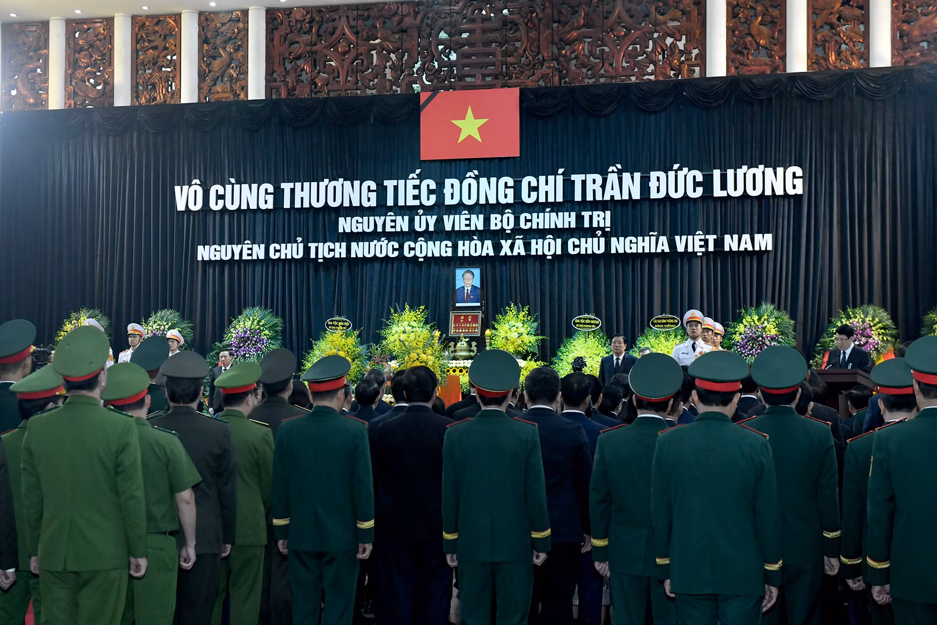 Lễ truy điệu nguyên Chủ tịch nước Trần Đức Lương.