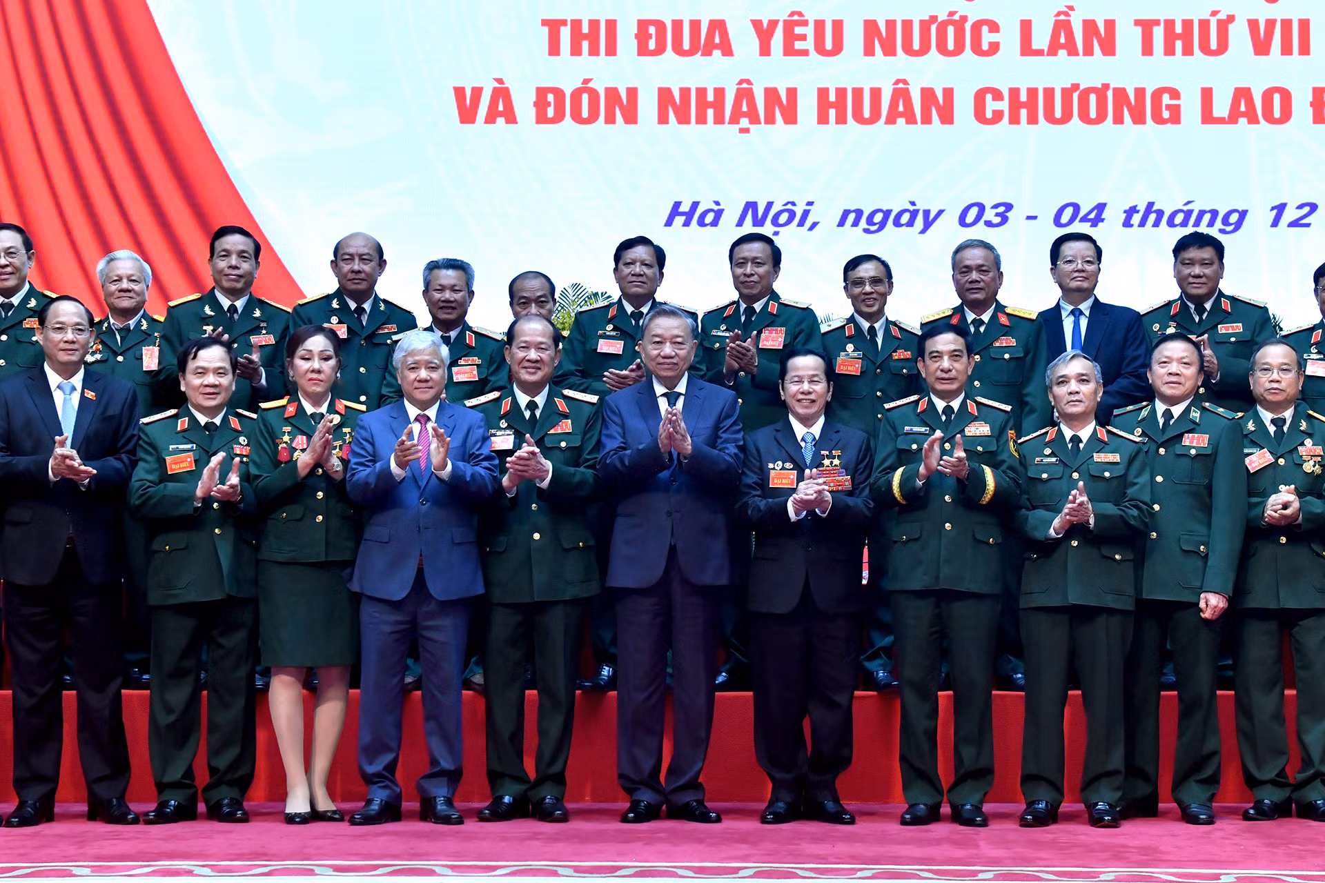 Tổng Bí thư Tô Lâm và các đại biểu tham dự Đại hội.