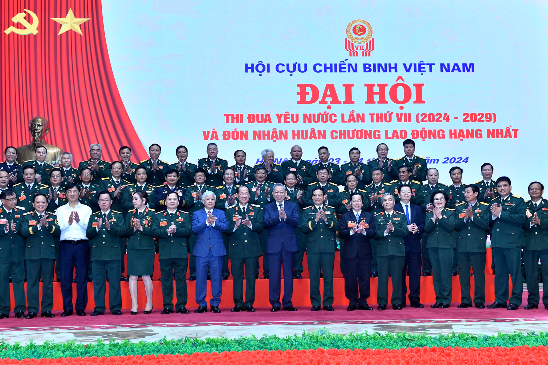 Tổng Bí thư Tô Lâm và các đại biểu tham dự Đại hội.