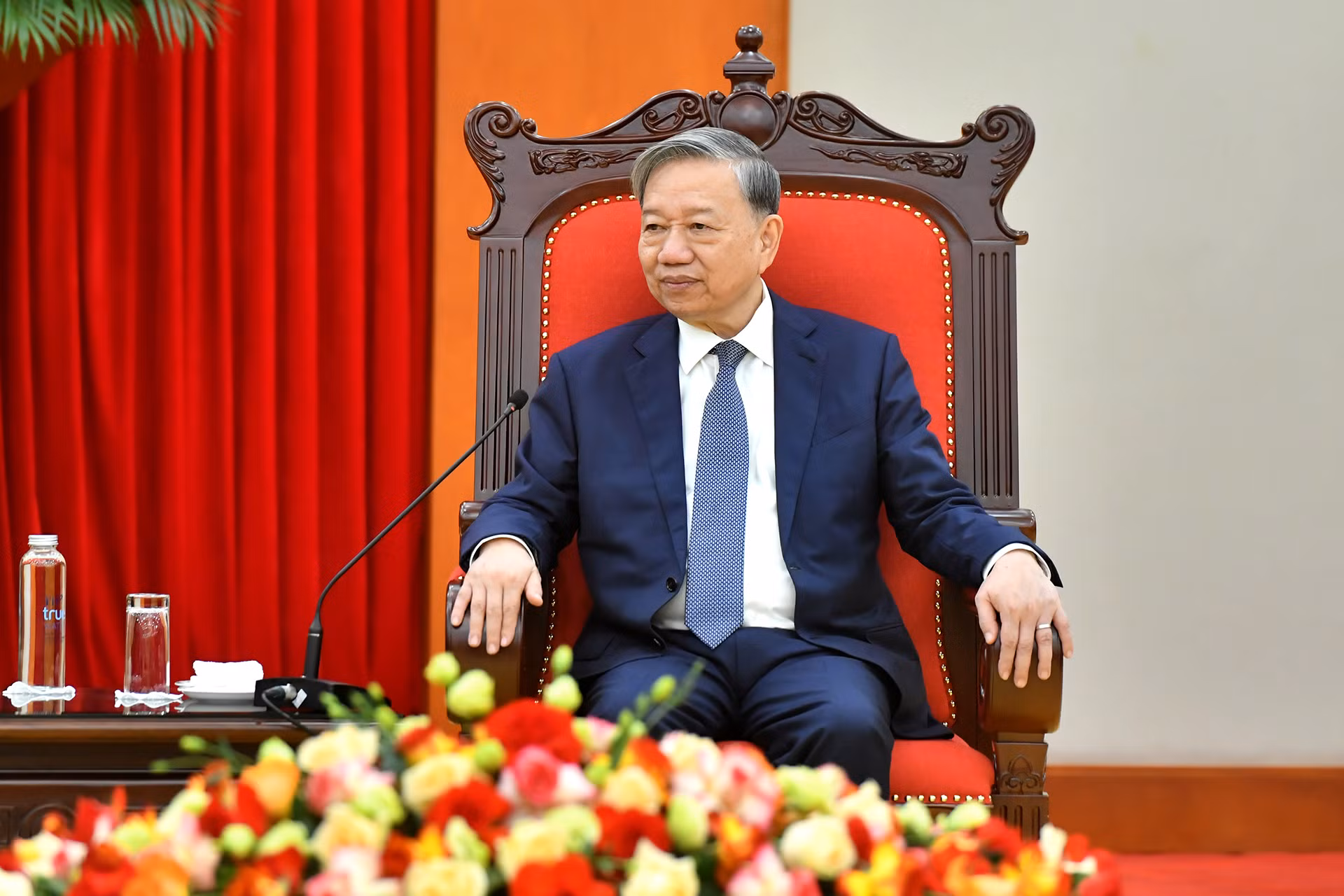 Tổng Bí thư Tô Lâm phát biểu tại buổi tiếp. Tổng Bí thư Tô Lâm phát biểu tại buổi tiếp.
