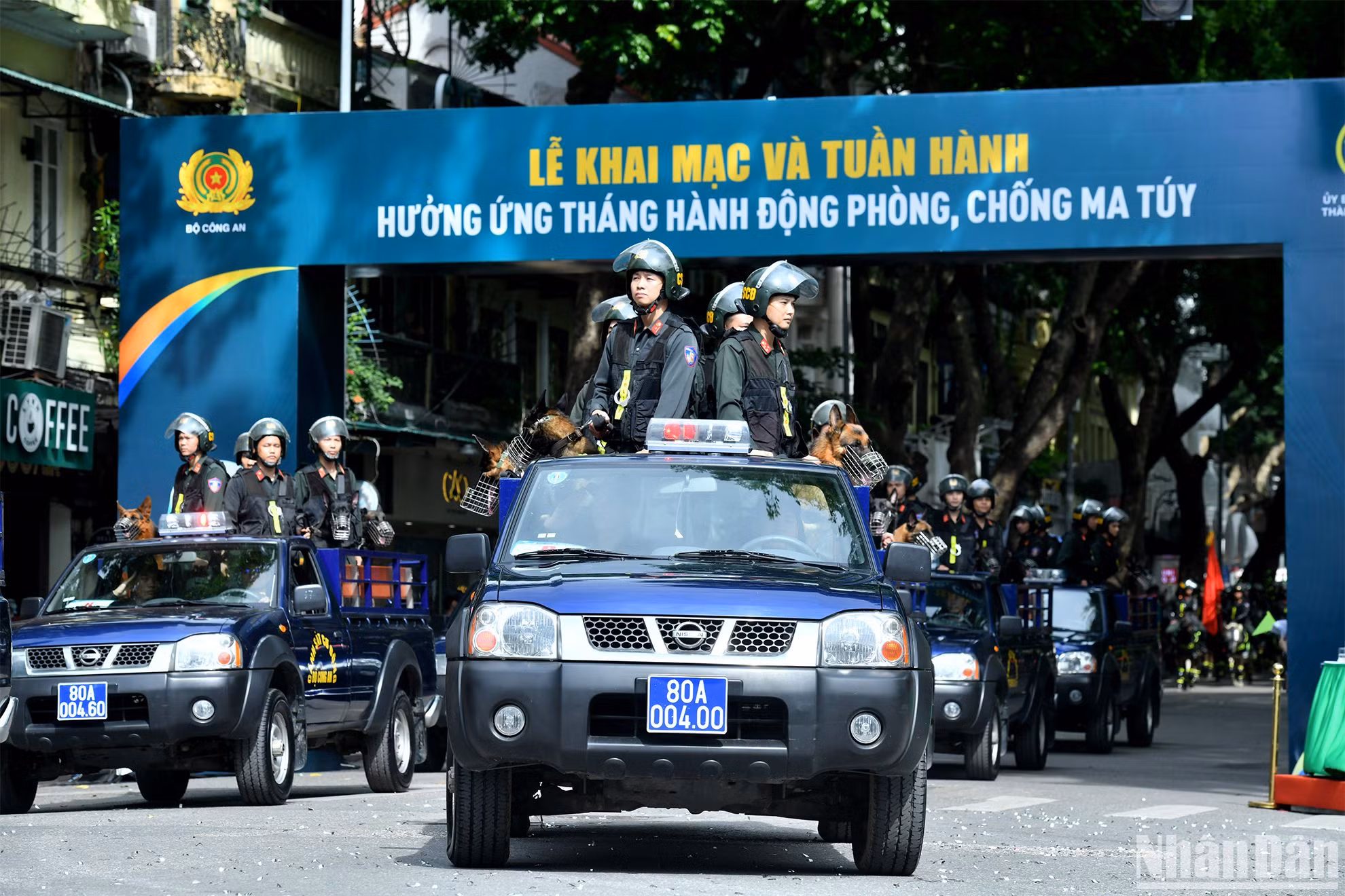 Tuần hành hưởng ứng Tháng hành động phòng, chống ma túy với chủ đề “Chung một quyết tâm - Vì cộng đồng không ma túy”.
