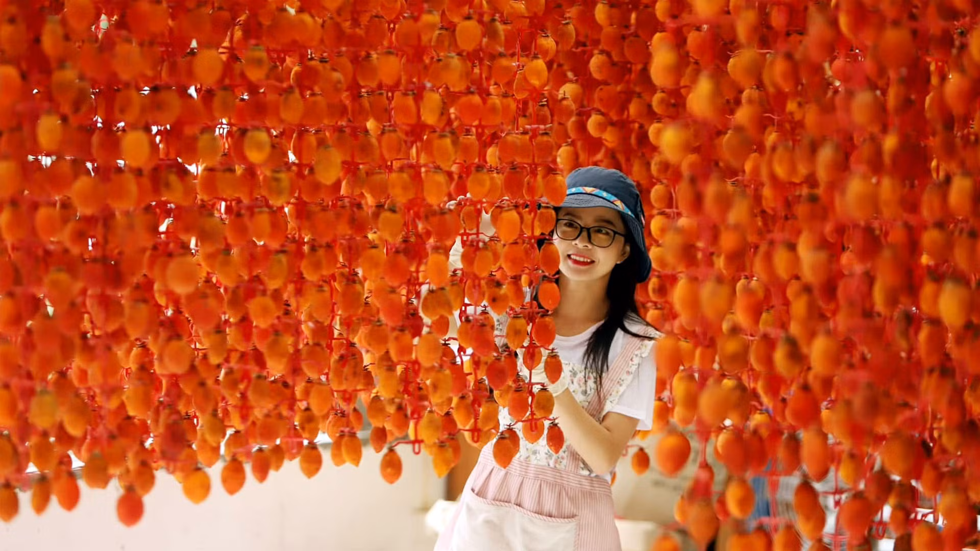 Phố núi vào đông, mùa nắng lạnh, khoảng tháng 11 đến hết tháng 12, lá hồng bắt đầu rụng, những trái hồng chuyển màu cam, người Ðà Lạt bắt đầu làm hồng treo gió. Lan Anh, chủ một thương hiệu hồng đặc sản Đà Lạt chia sẻ, dù đã trở nên thân quen, song những mùa hồng đều làm cô thích thú và chắc chắn không thể thiếu những khuôn hình mùa hồng Đà Lạt.