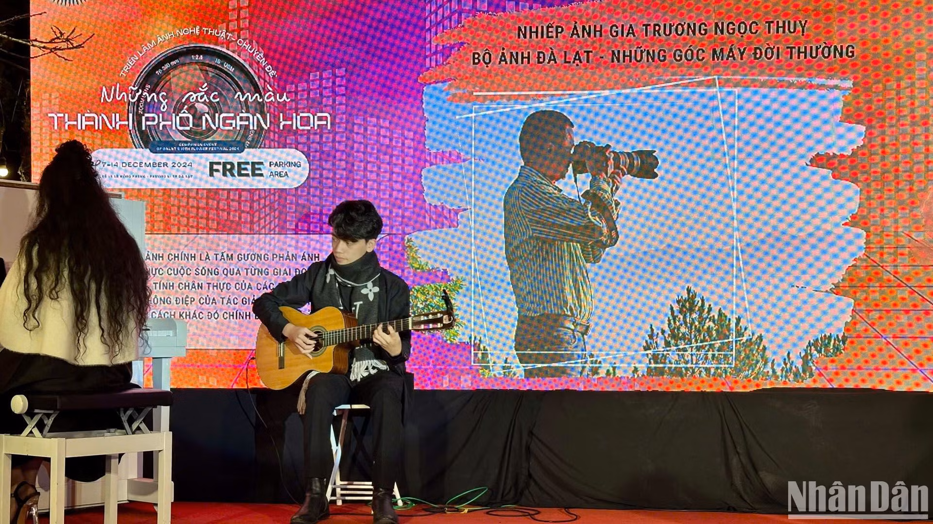 Phần giới thiệu về tác giả tham gia triển lãm - Nhiếp ảnh gia Trương Ngọc Thụy.