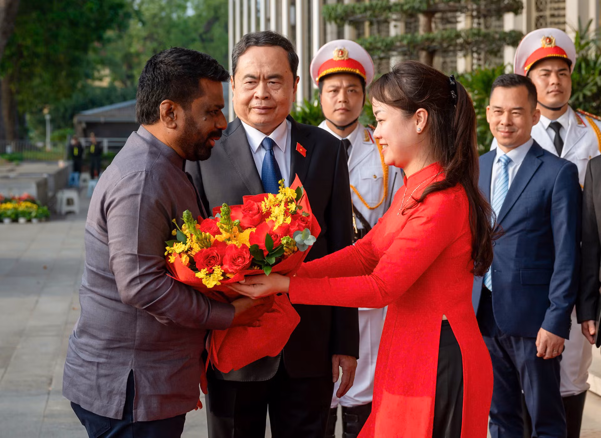 [Ảnh] Chủ tịch Quốc hội Trần Thanh Mẫn hội kiến Tổng thống Sri Lanka Anura Kumara Dissanayaka ảnh 2