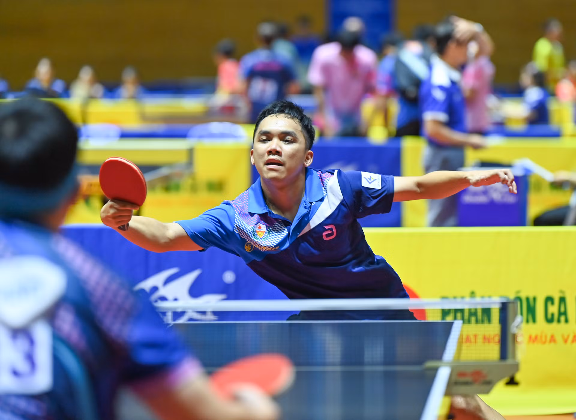 Đinh Anh Hoàng giành 2 trận thắng với tỷ số 3-0, cùng đội Công an T&T 1 vượt qua Tiền Giang với tỷ số chung cuộc 3-1. Đinh Anh Hoàng giành 2 trận thắng với tỷ số 3-0, cùng đội Công an T&T 1 vượt qua Tiền Giang với tỷ số chung cuộc 3-1.