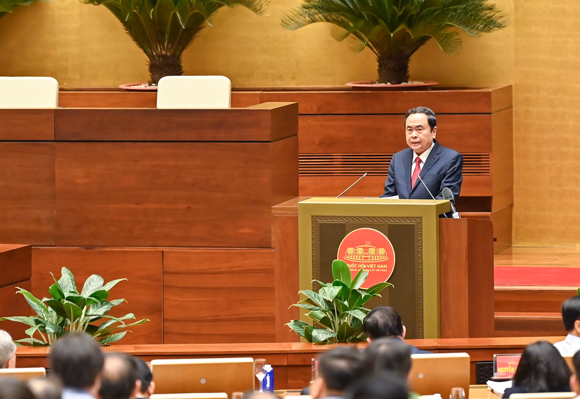 [Ảnh] Tổng Bí thư Tô Lâm phát biểu chỉ đạo tại Hội nghị toàn quốc quán triệt Nghị quyết Hội nghị Trung ương 11 khóa XIII ảnh 7