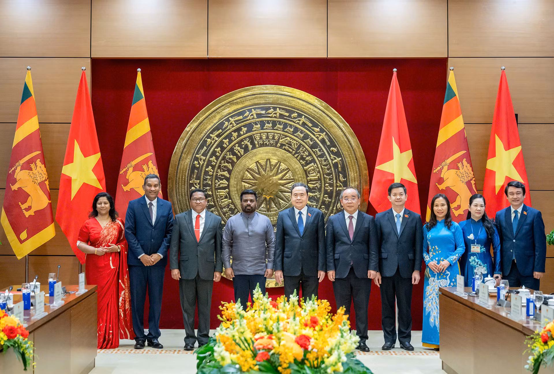[Ảnh] Chủ tịch Quốc hội Trần Thanh Mẫn hội kiến Tổng thống Sri Lanka Anura Kumara Dissanayaka ảnh 9