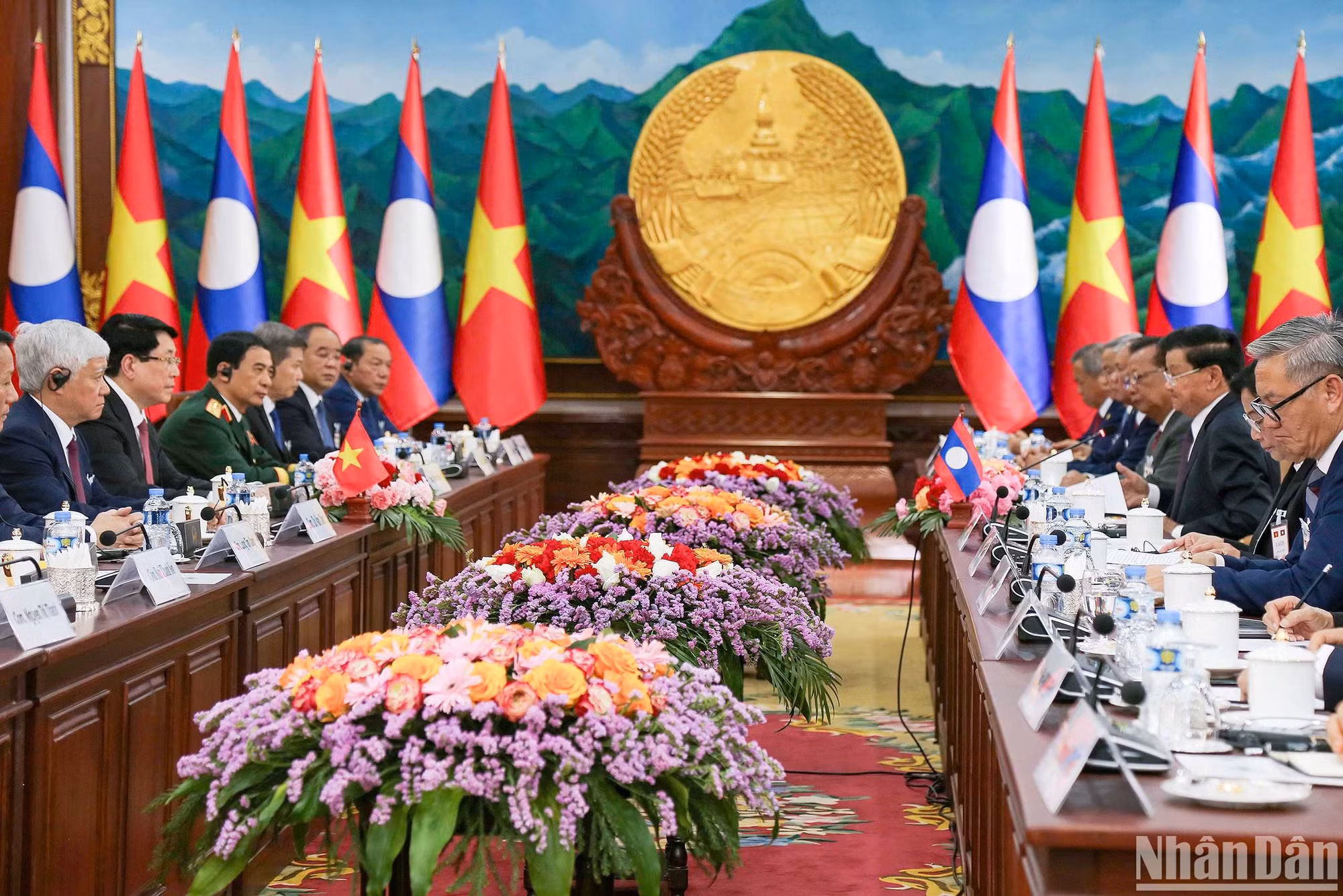 Quang cảnh buổi hội đàm.