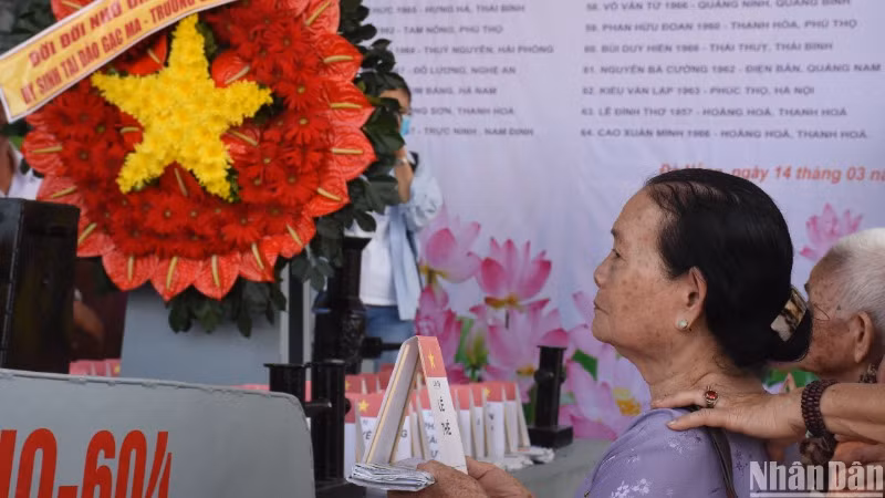 Trong số 64 liệt sĩ đã ngã xuống tại Sự kiện Gạc Ma (14/3/1988-14/3/2025), có 10 người con của mảnh đất Đà Nẵng-Quảng Nam anh hùng. (Ảnh: ANH ĐÀO)
