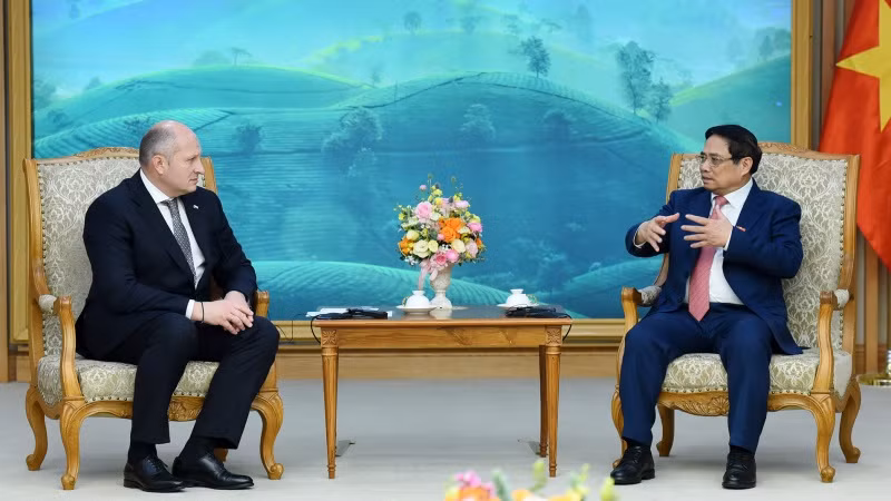 Thủ tướng Phạm Minh Chính tiếp ông Alexander Kurenkov, Bộ trưởng Bộ Tình trạng khẩn cấp Liên bang Nga.