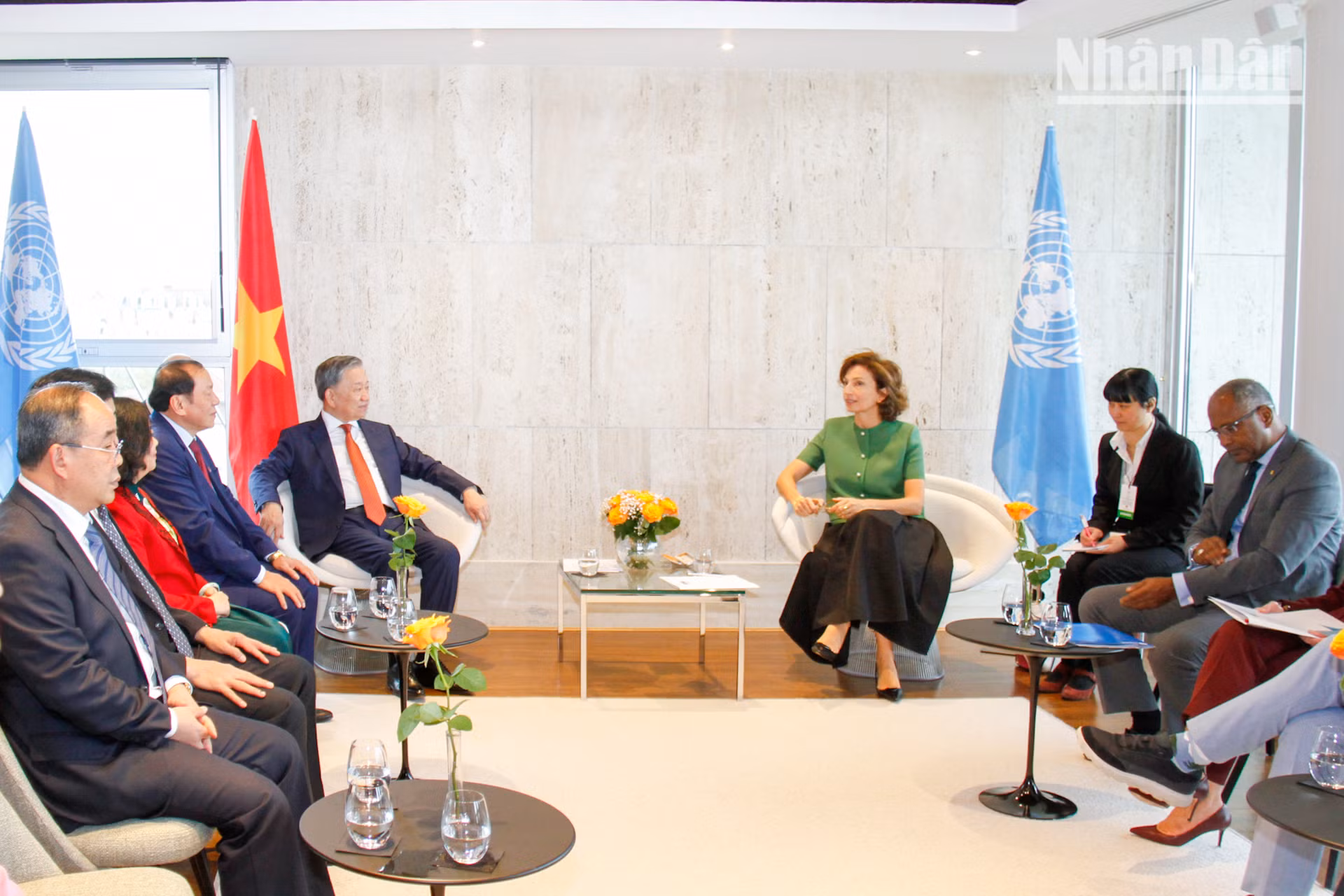 [Ảnh] Tổng Bí thư, Chủ tịch nước Tô Lâm thăm chính thức Trụ sở UNESCO ảnh 6