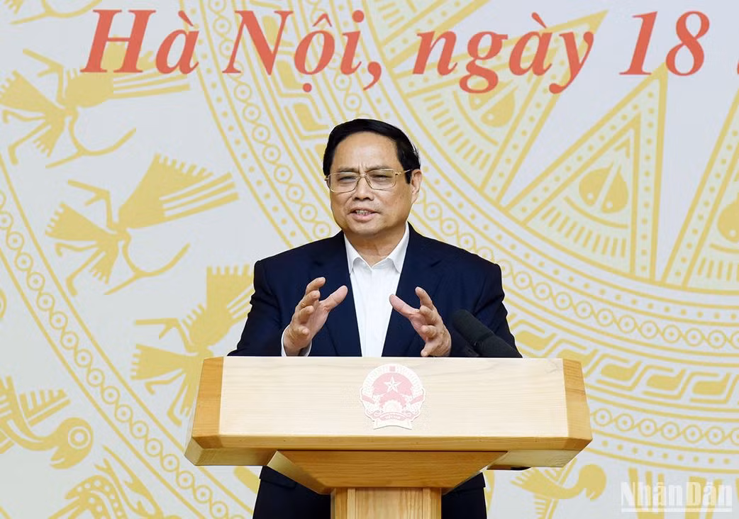 Thủ tướng Phạm Minh Chính phát biểu.