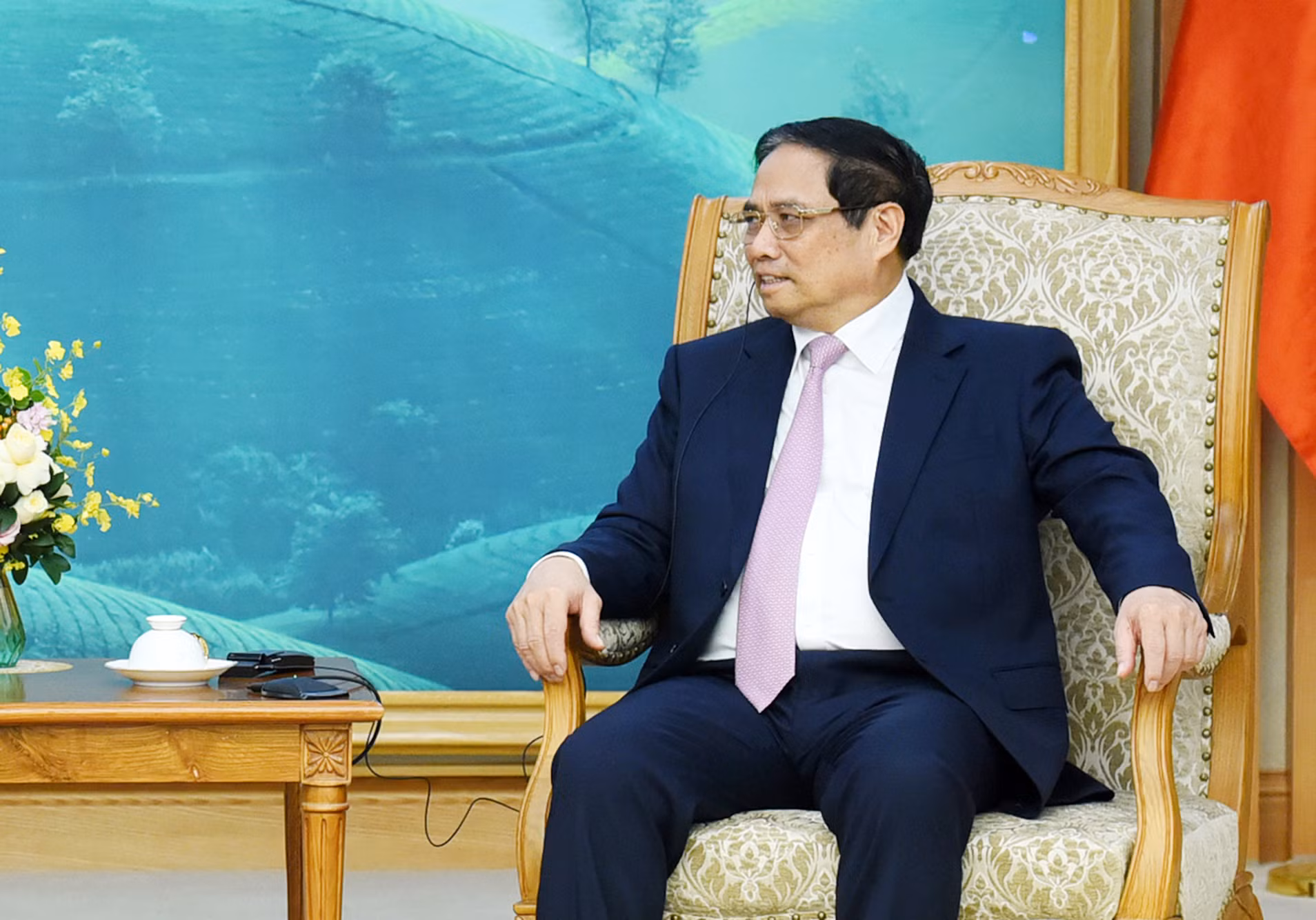 Thủ tướng Phạm Minh Chính phát biểu. Thủ tướng Phạm Minh Chính phát biểu.