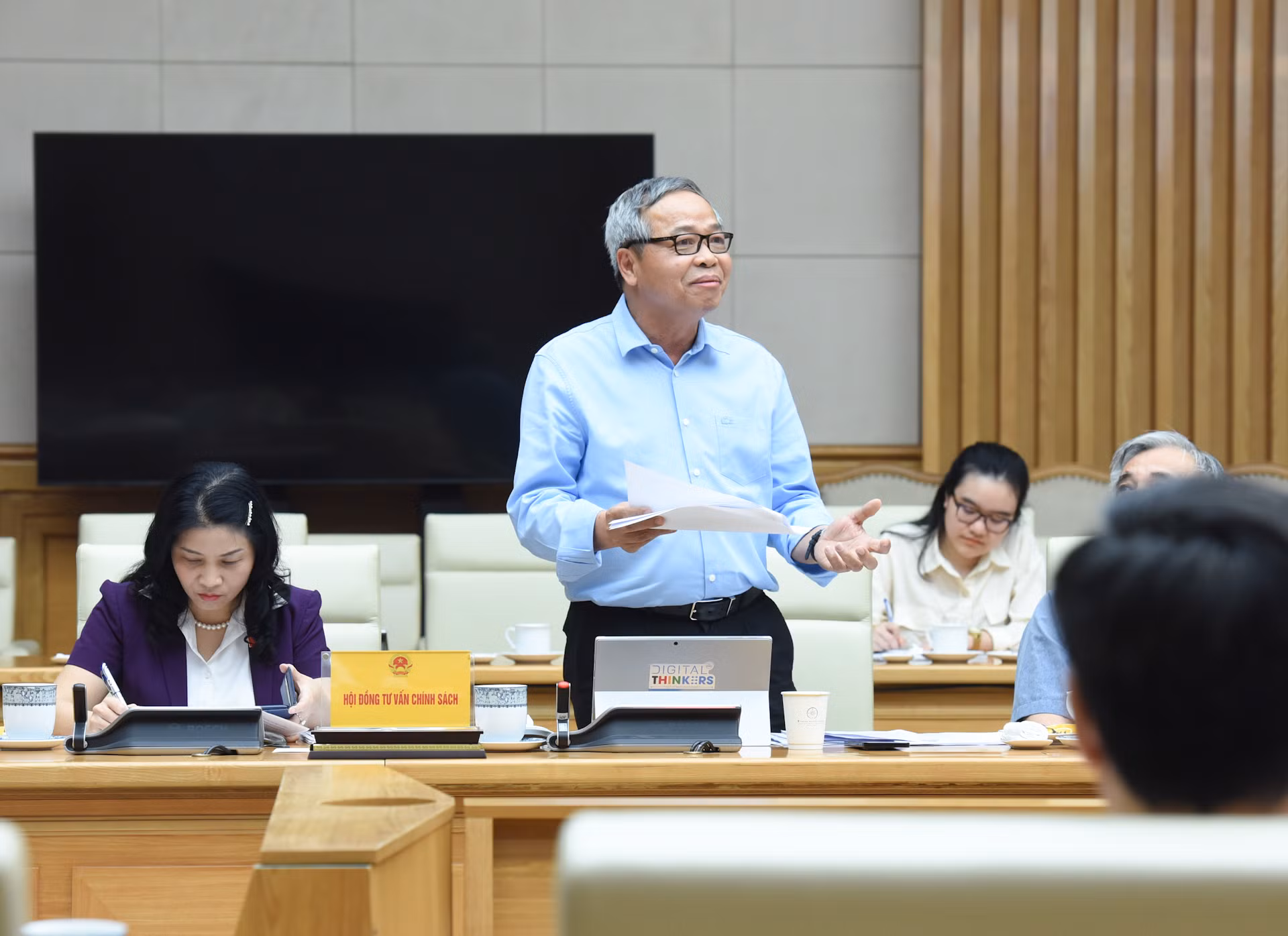 Ông Nguyễn Trung Chính, Chủ tịch Hội đồng quản trị kiêm Chủ tịch Điều hành Tập đoàn Công nghệ CMC phát biểu.