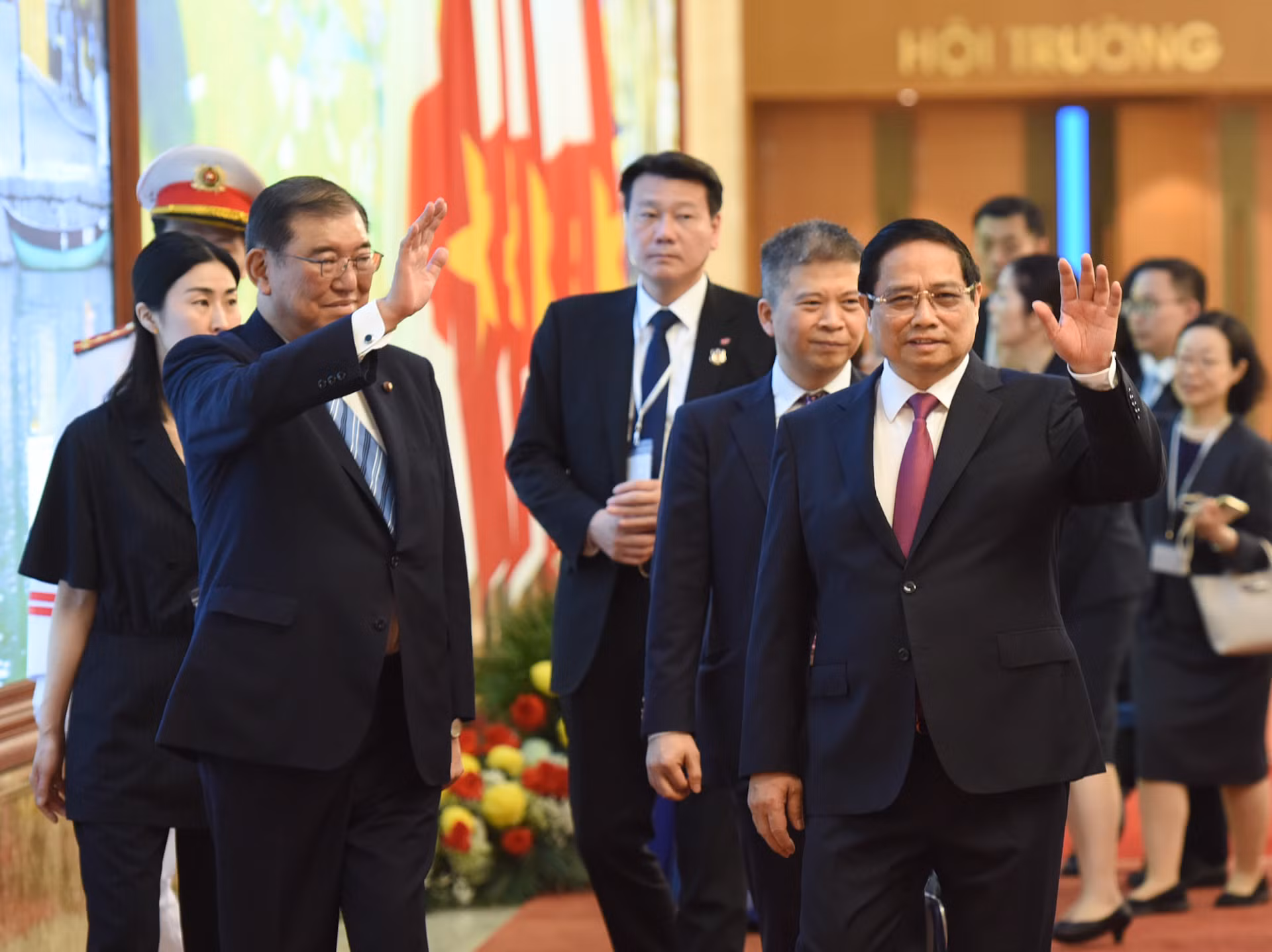 Thủ tướng Phạm Minh Chính và Thủ tướng Nhật Bản Ishiba Shigeru.