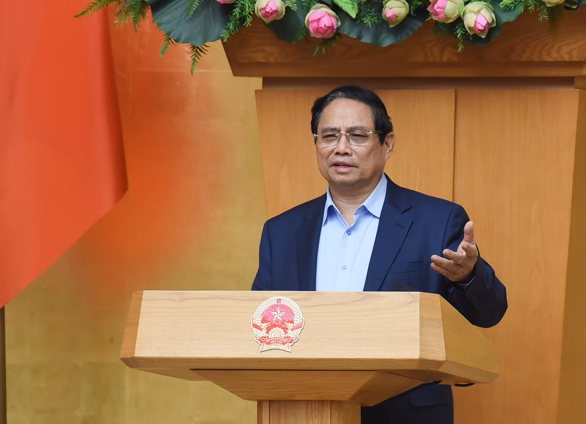 Thủ tướng Phạm Minh Chính phát biểu tại Phiên họp Chính phủ chuyên đề về xây dựng pháp luật tháng 3/2025. Thủ tướng Phạm Minh Chính phát biểu tại Phiên họp Chính phủ chuyên đề về xây dựng pháp luật tháng 3/2025.