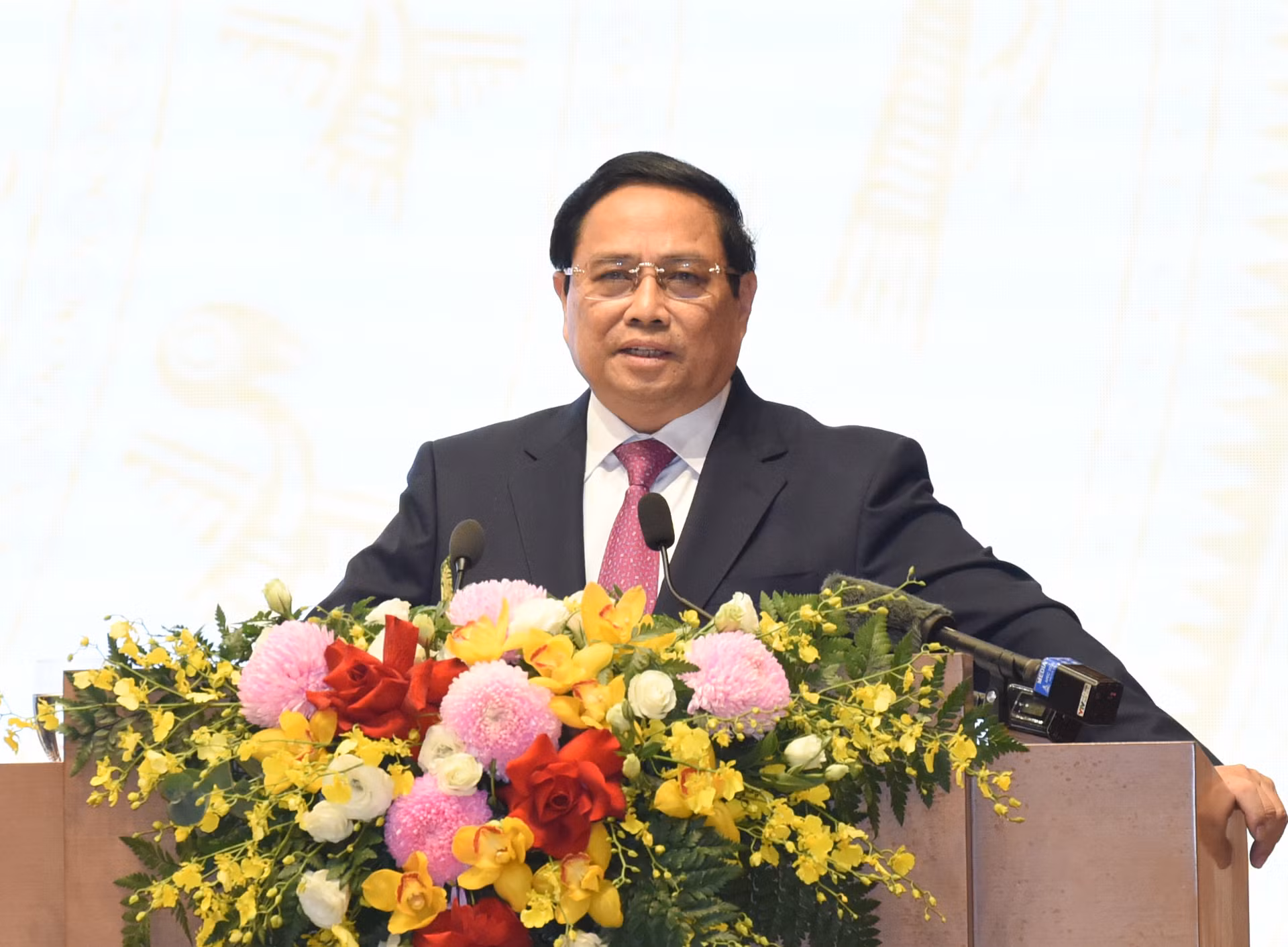 Thủ tướng Phạm Minh Chính phát biểu tại Hội nghị. Thủ tướng Phạm Minh Chính phát biểu tại Hội nghị.