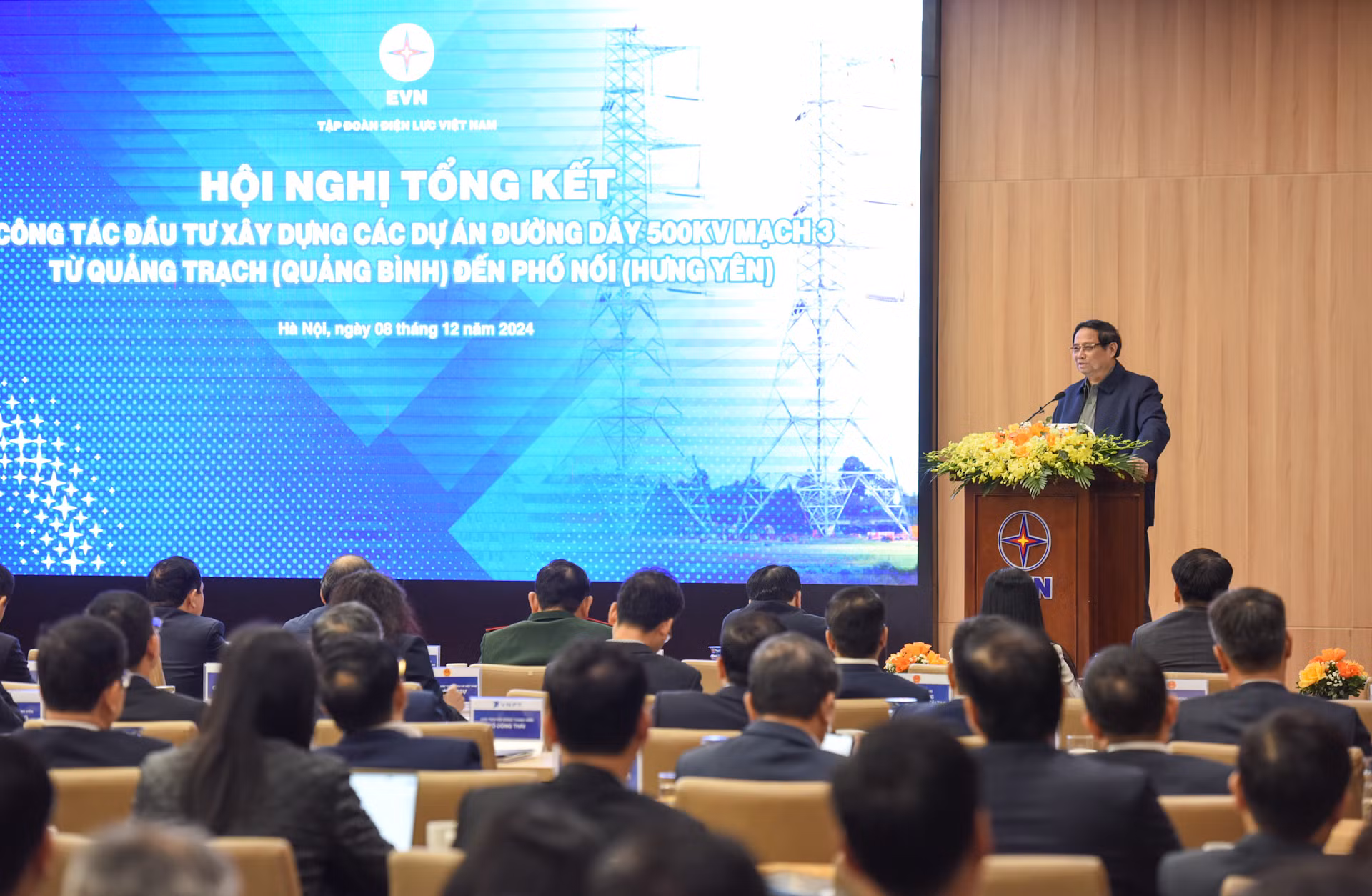 Thủ tướng Phạm Minh Chính phát biểu tại hội nghị.