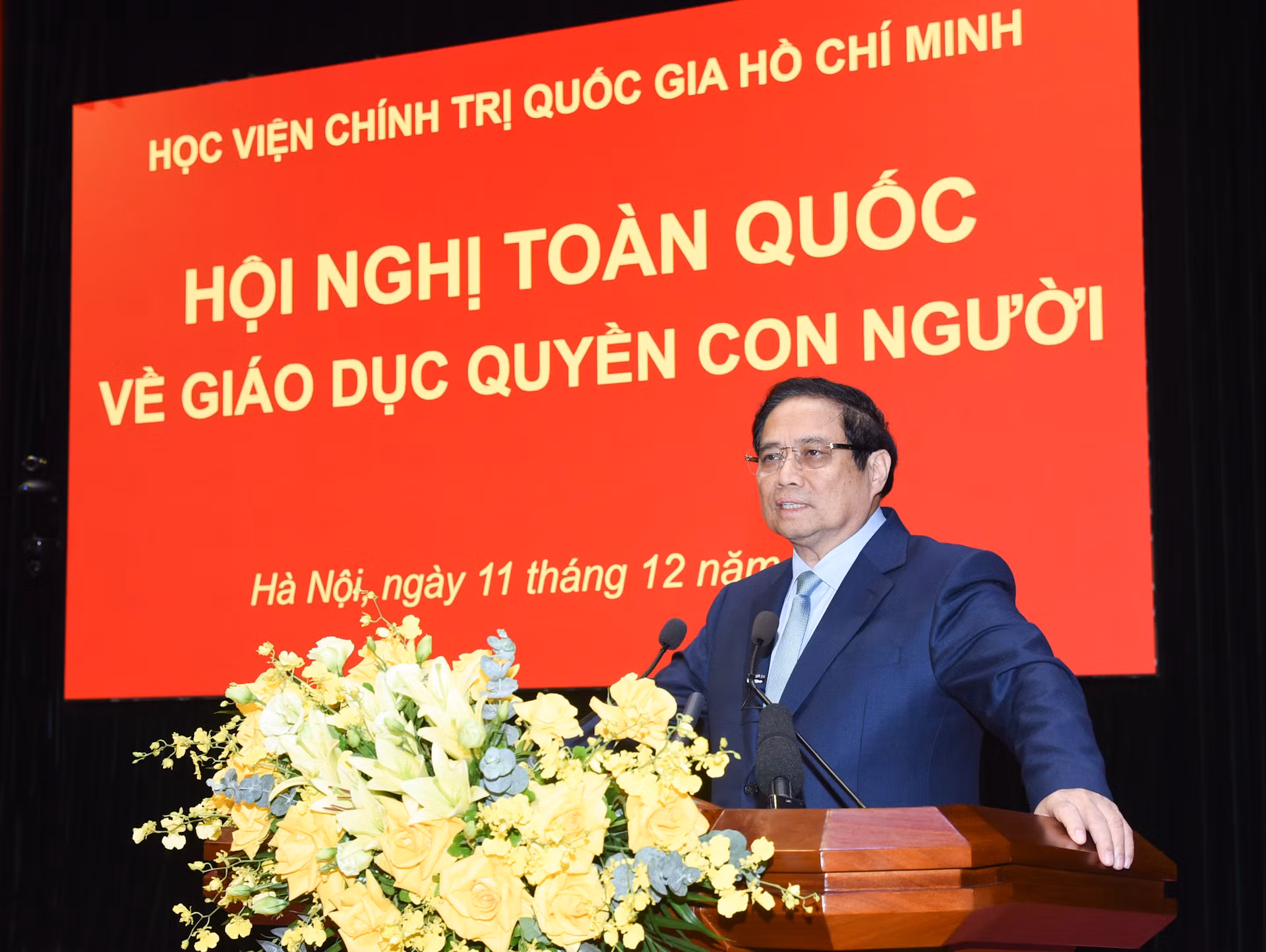 Thủ tướng Phạm Minh Chính phát biểu chỉ đạo tại Hội nghị.