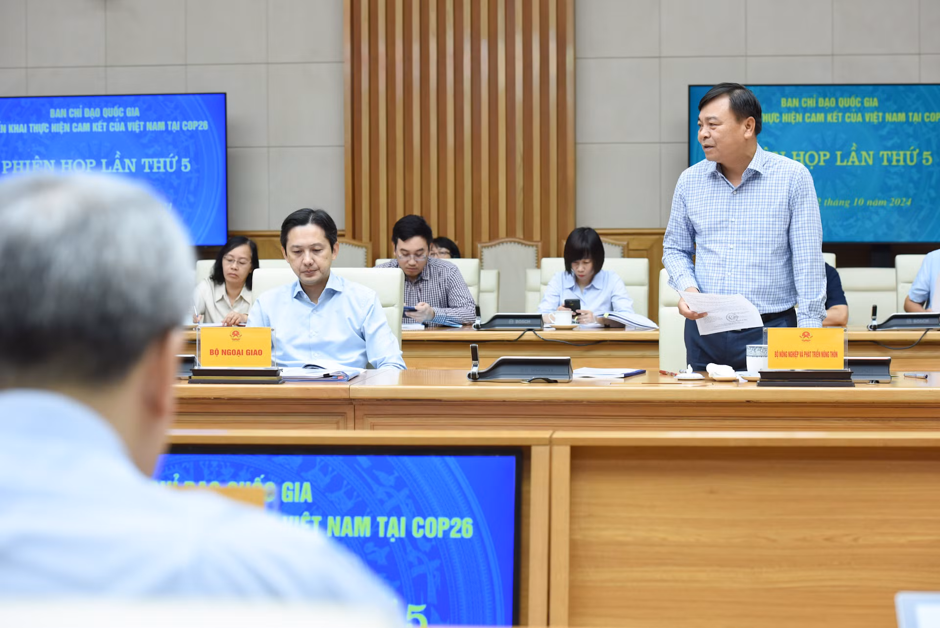 Đại diện lãnh đạo Bộ Nông nghiệp và Phát triển Nông thôn phát biểu. Đại diện lãnh đạo Bộ Nông nghiệp và Phát triển Nông thôn phát biểu.