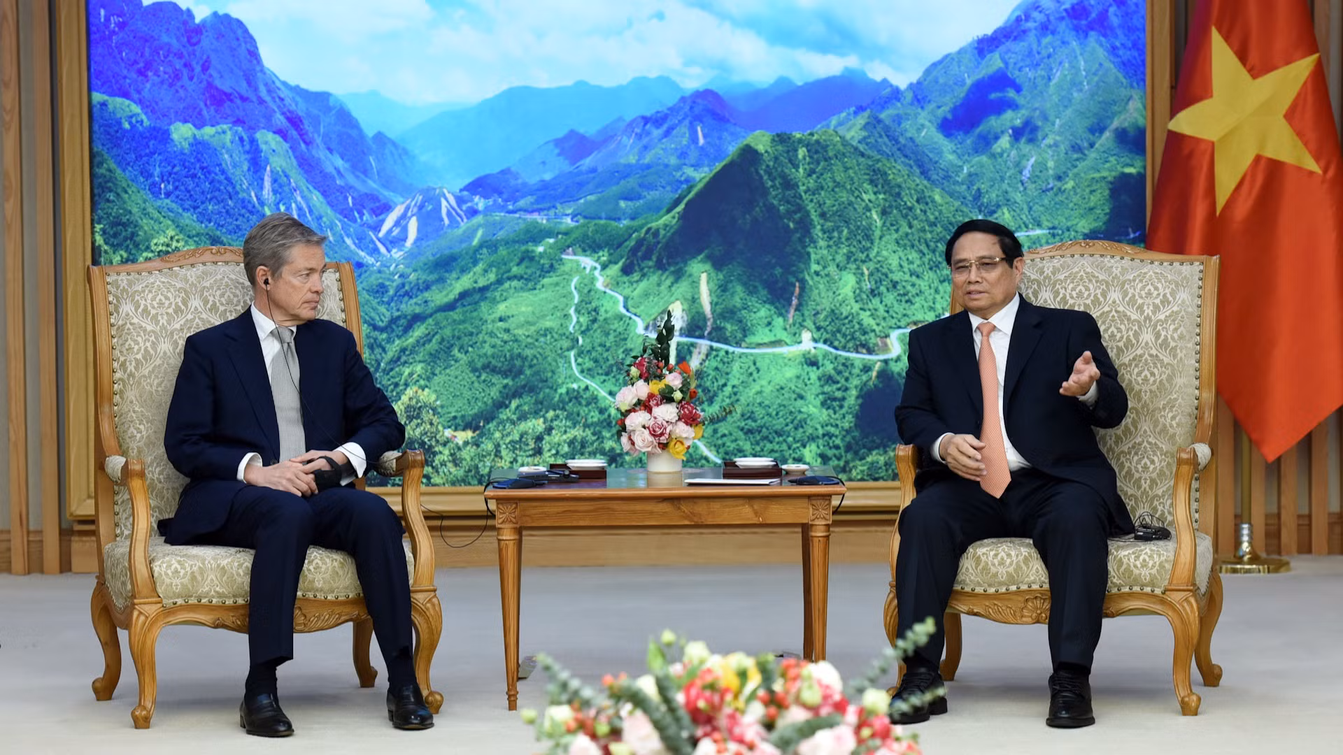 Thủ tướng Phạm Minh Chính tiếp ông Nicolas Berggruen, Nhà sáng lập, Chủ tịch Công ty đầu tư Berggruen Holdings và Viện Berggruen.