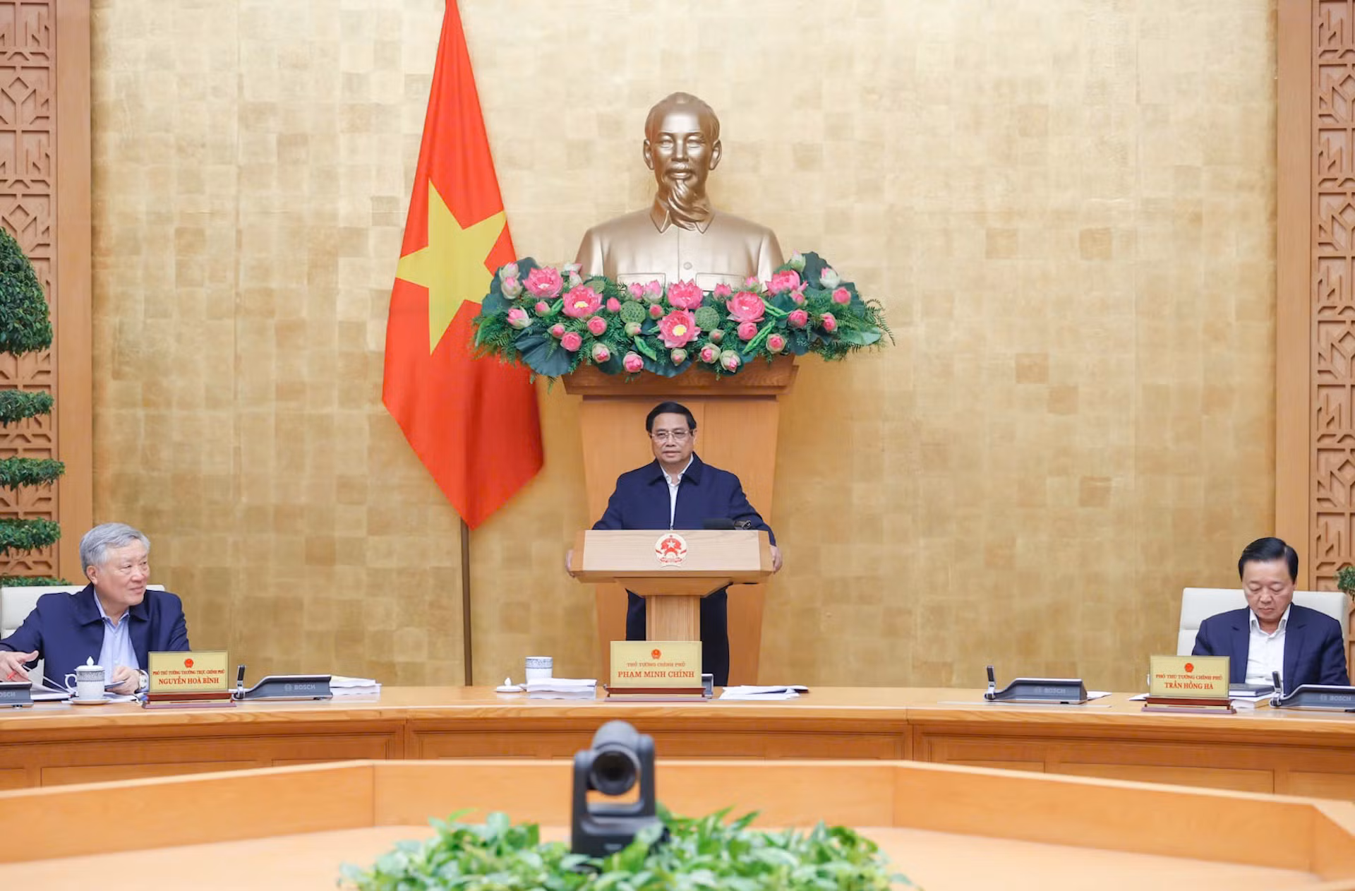Thủ tướng Phạm Minh Chính chủ trì phiên họp Chính phủ chuyên đề về xây dựng pháp luật tháng 1/2025.